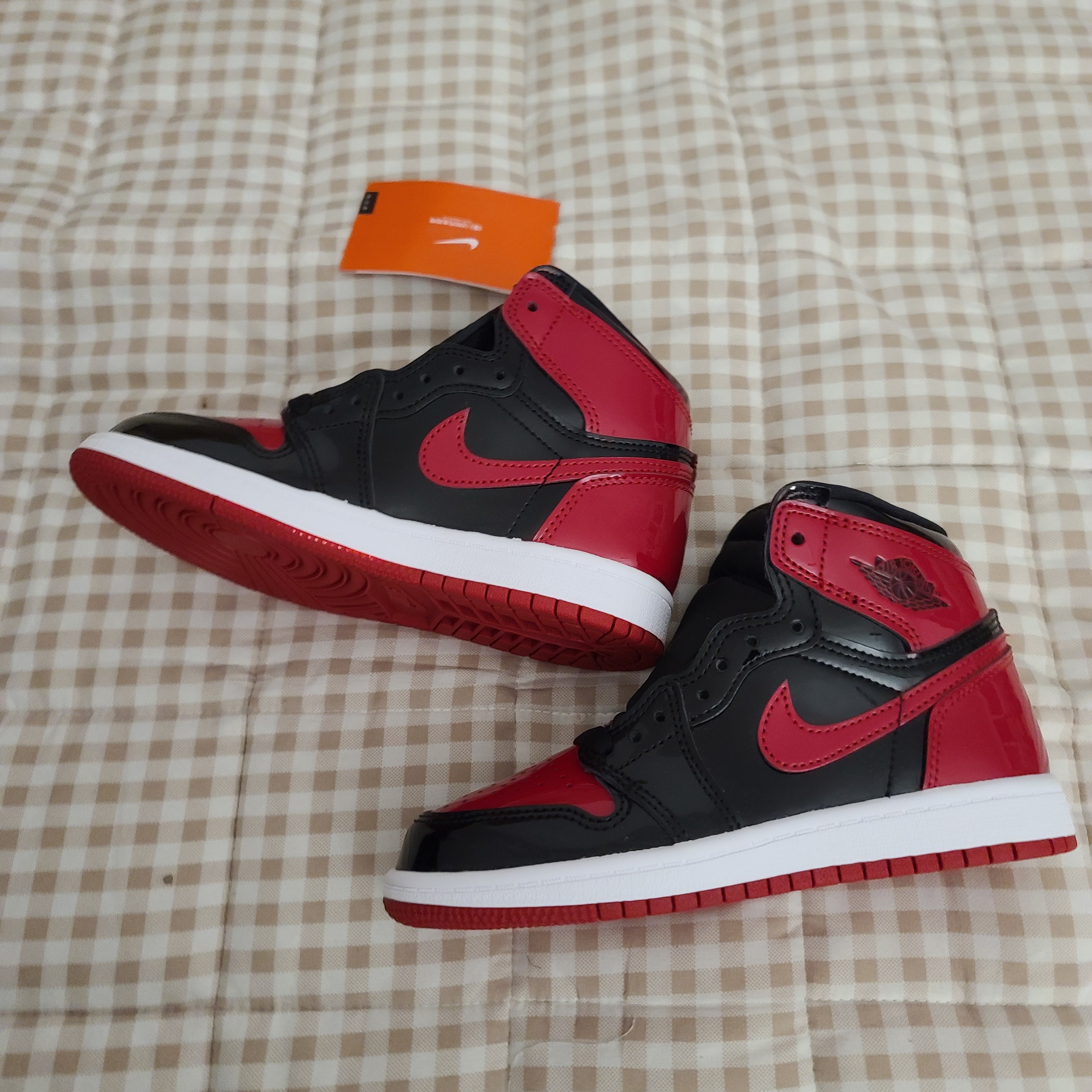 (PS) Jordan 1 Retro High OG Patent Bred 착용 스타일