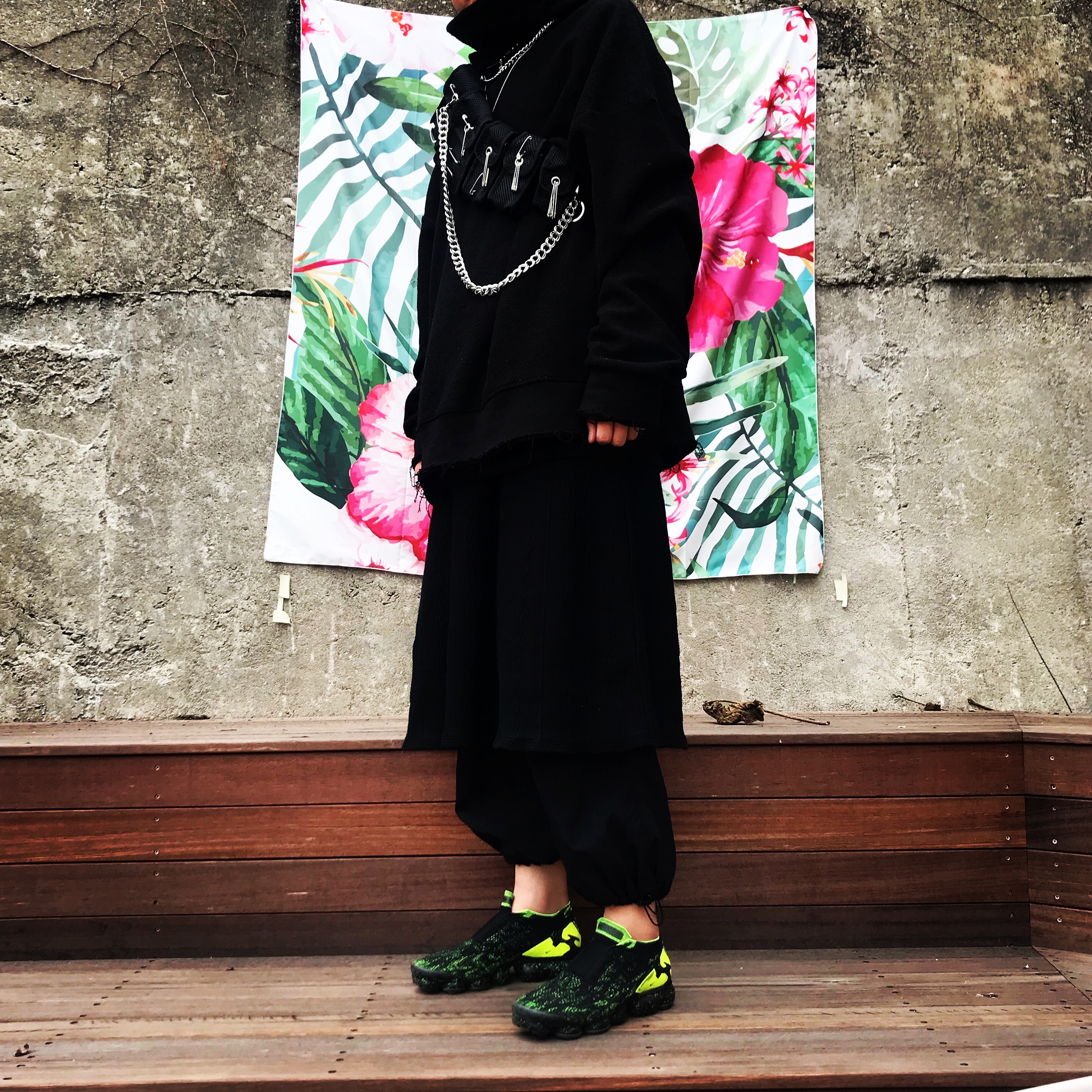 Nike x Acronym Air VaporMax Moc 2 Volt 착용 스타일 - 1