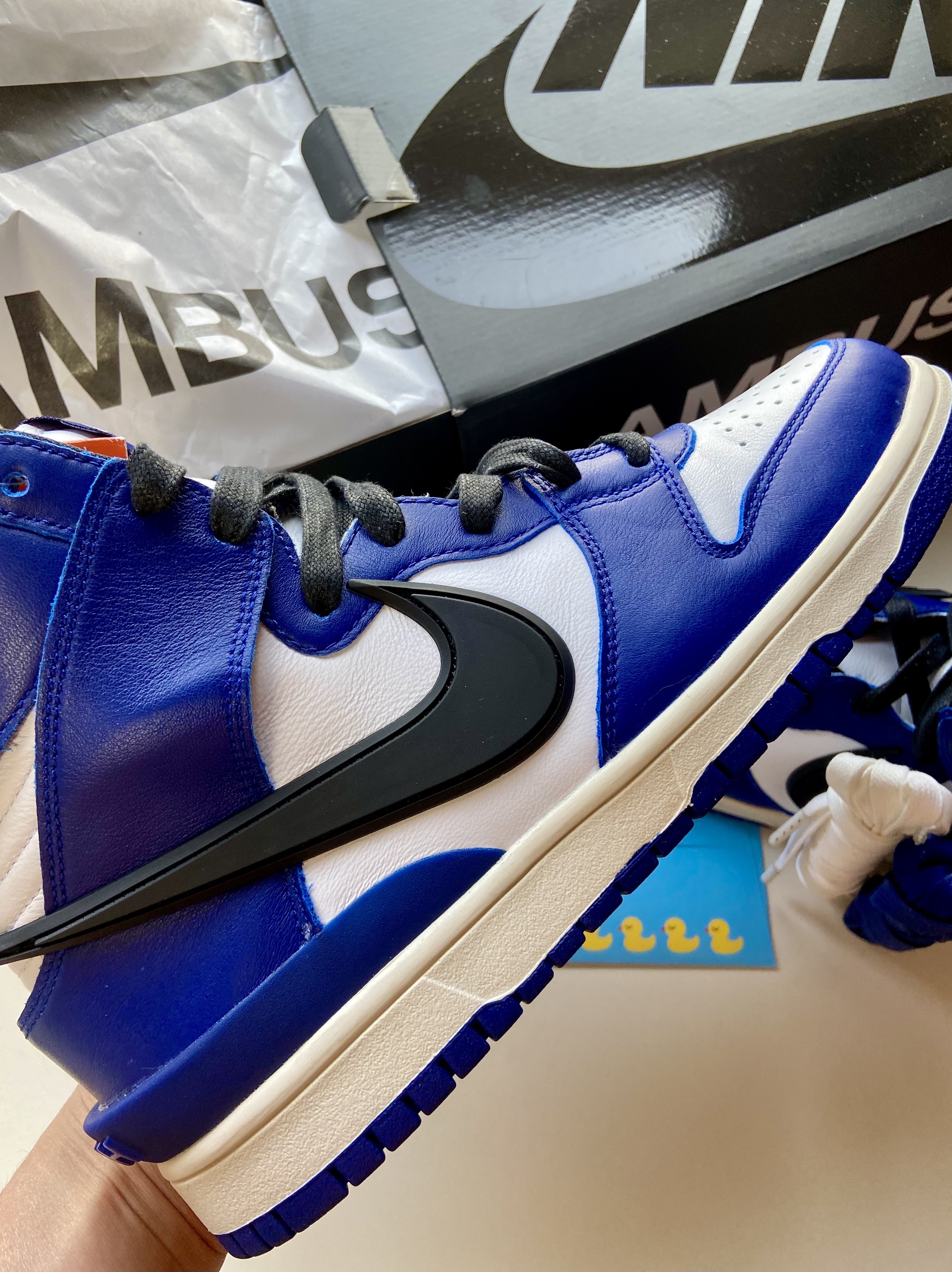 Nike x Ambush Dunk High Deep Royal Blue 착용 스타일