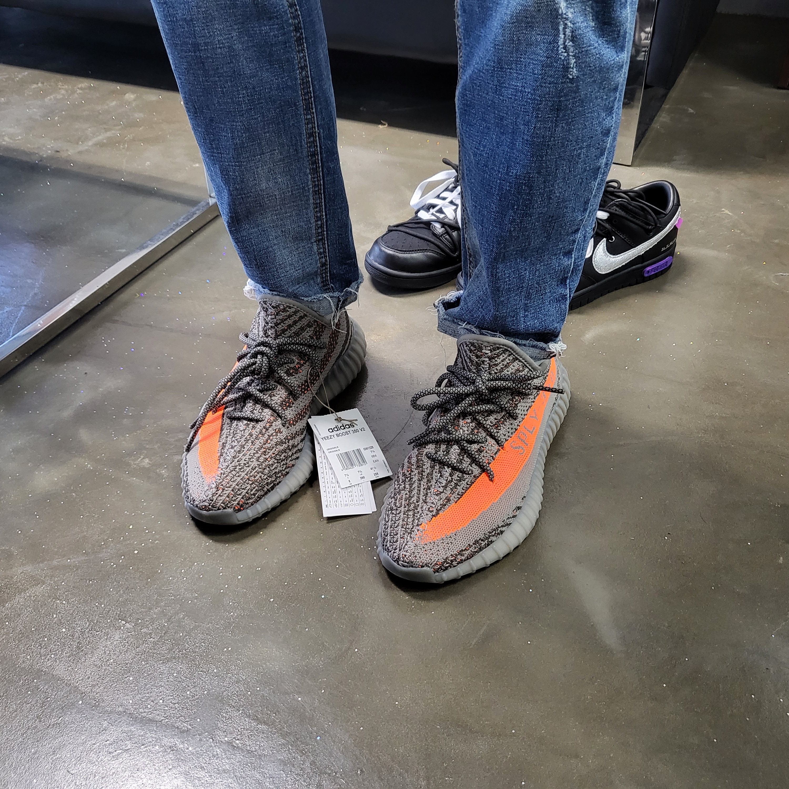 Adidas Yeezy Boost 350 V2 Beluga - Reflective 착용 스타일 - 5