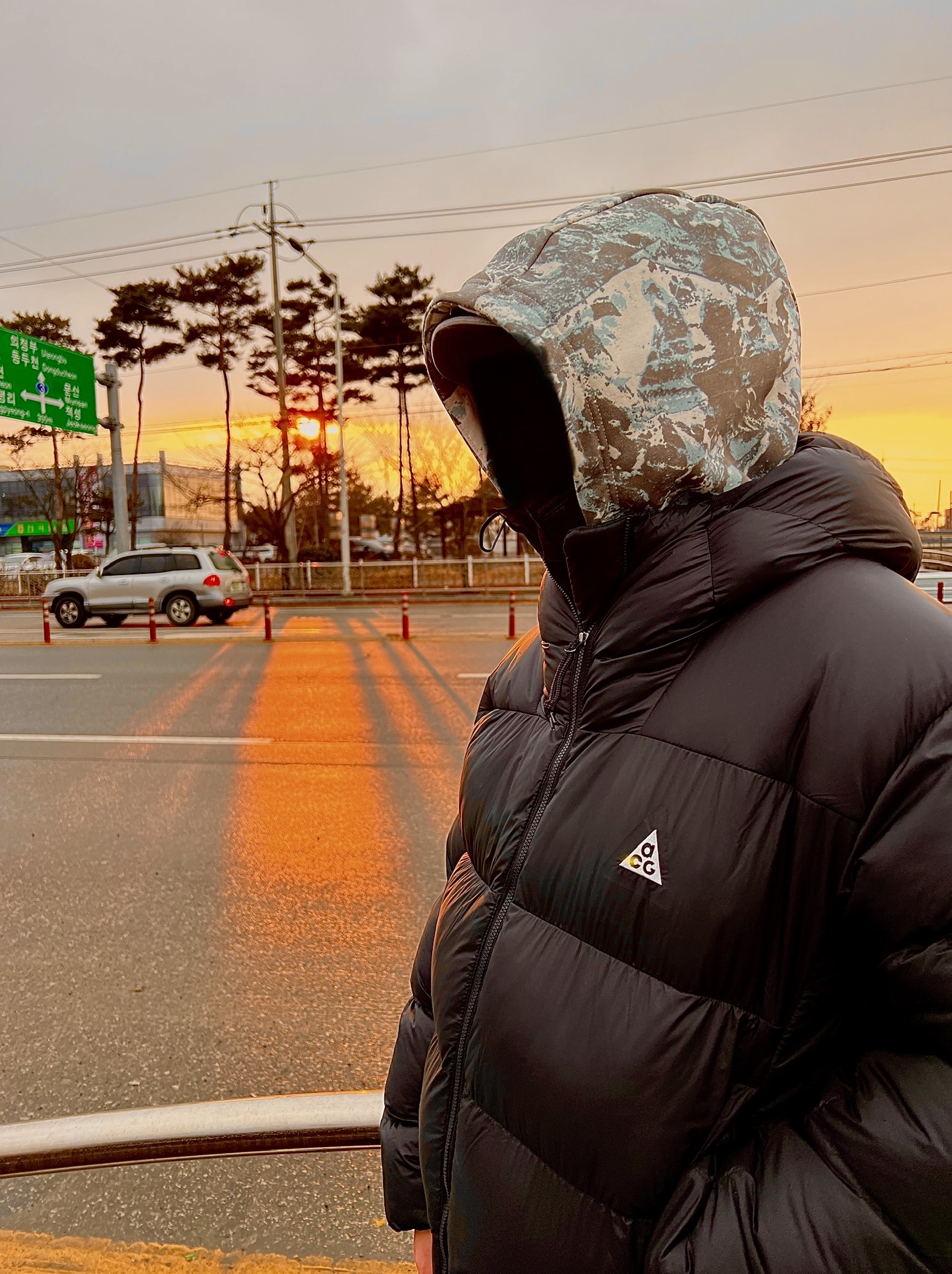 Nike ACG Therma-Fit ADV Lunar Lake Puffer Jacket Black - US/EU 착용 스타일
