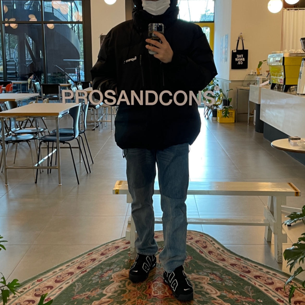 Supreme Gore-Tex 700-Fill Down Parka Black - 19FW, Nike Air More Uptempo Black White 2020 착용 스타일