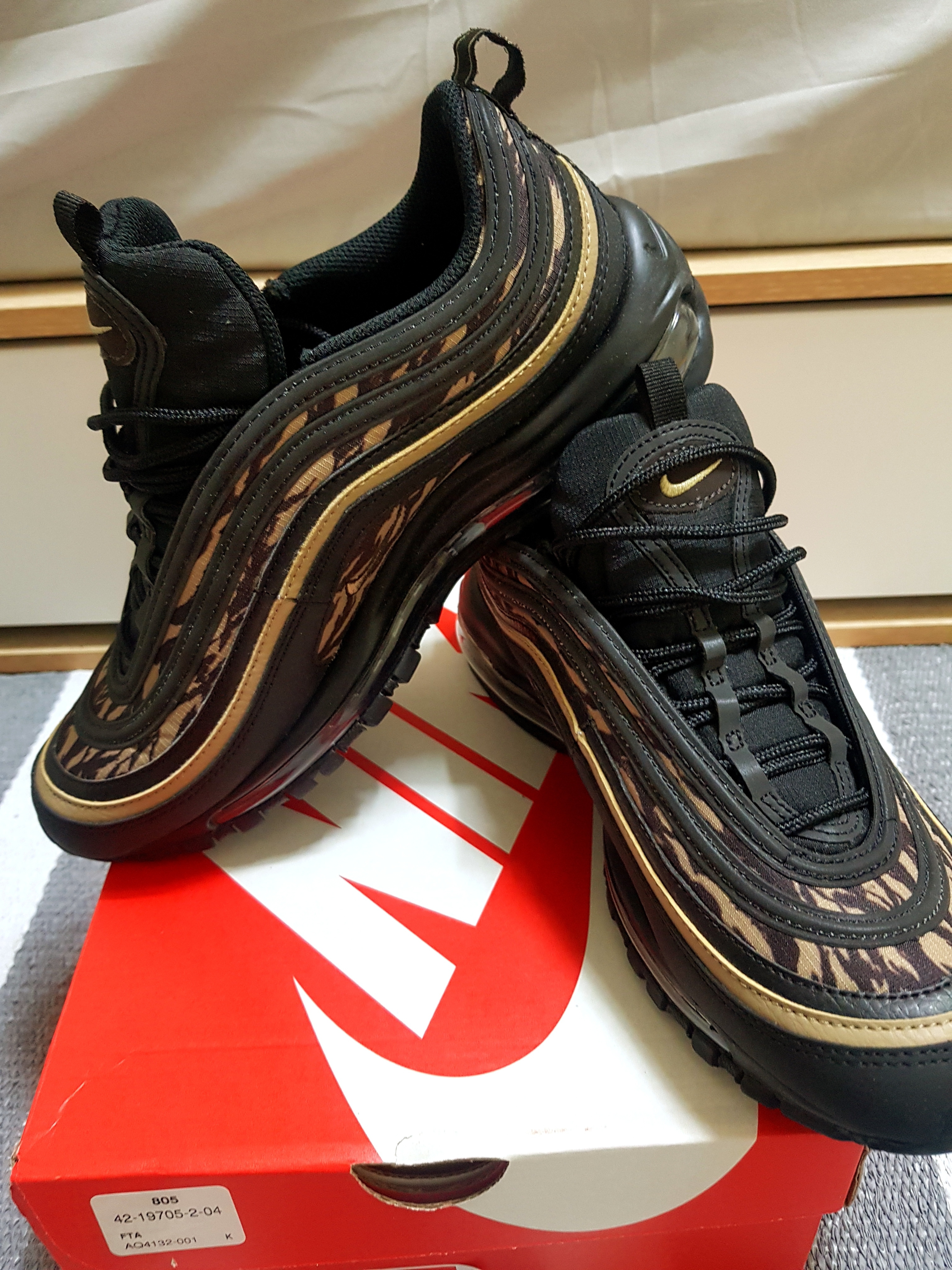 Nike Air Max 97 Tiger Camo 착용 스타일 - 4