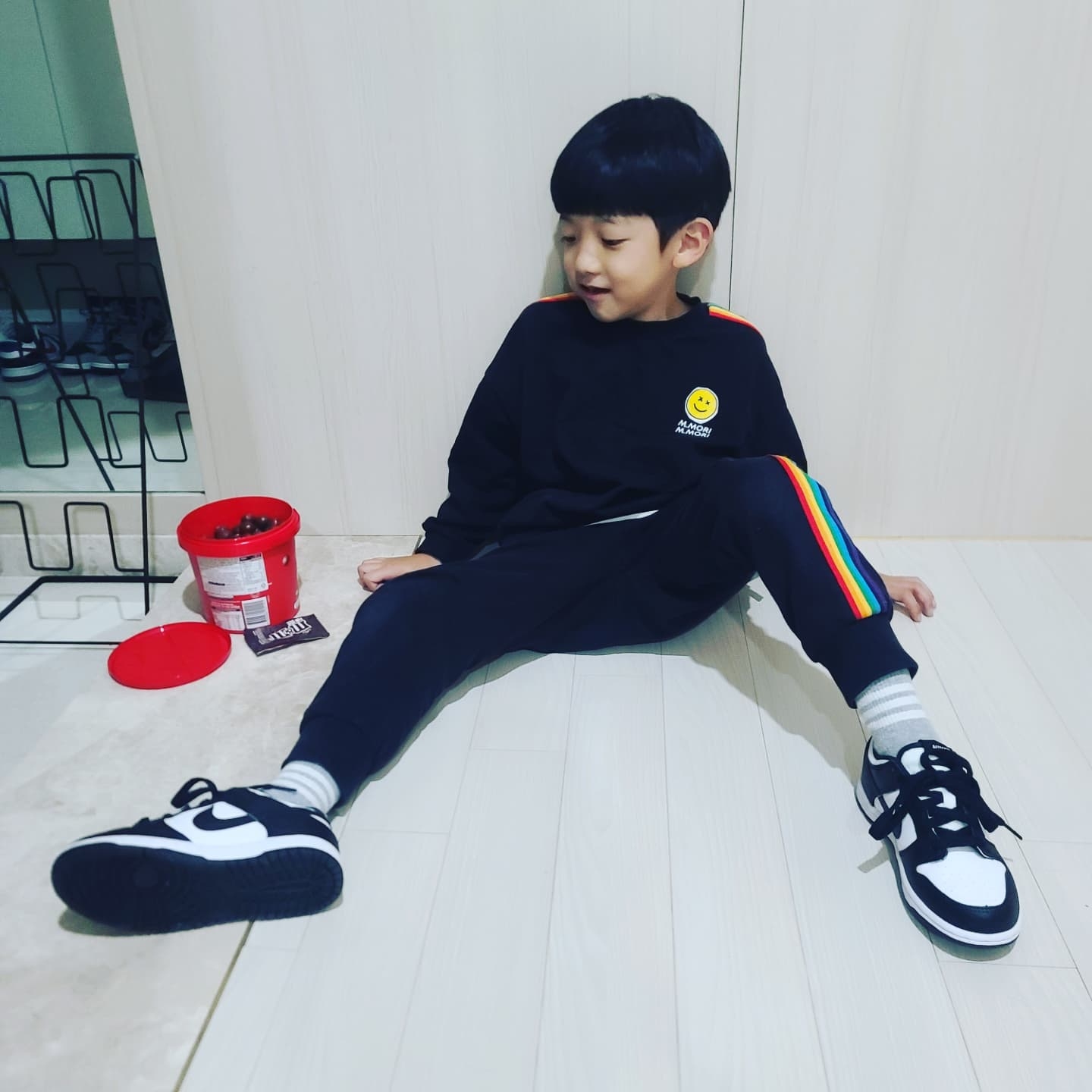 (PS) Nike Dunk Low Black 착용 스타일