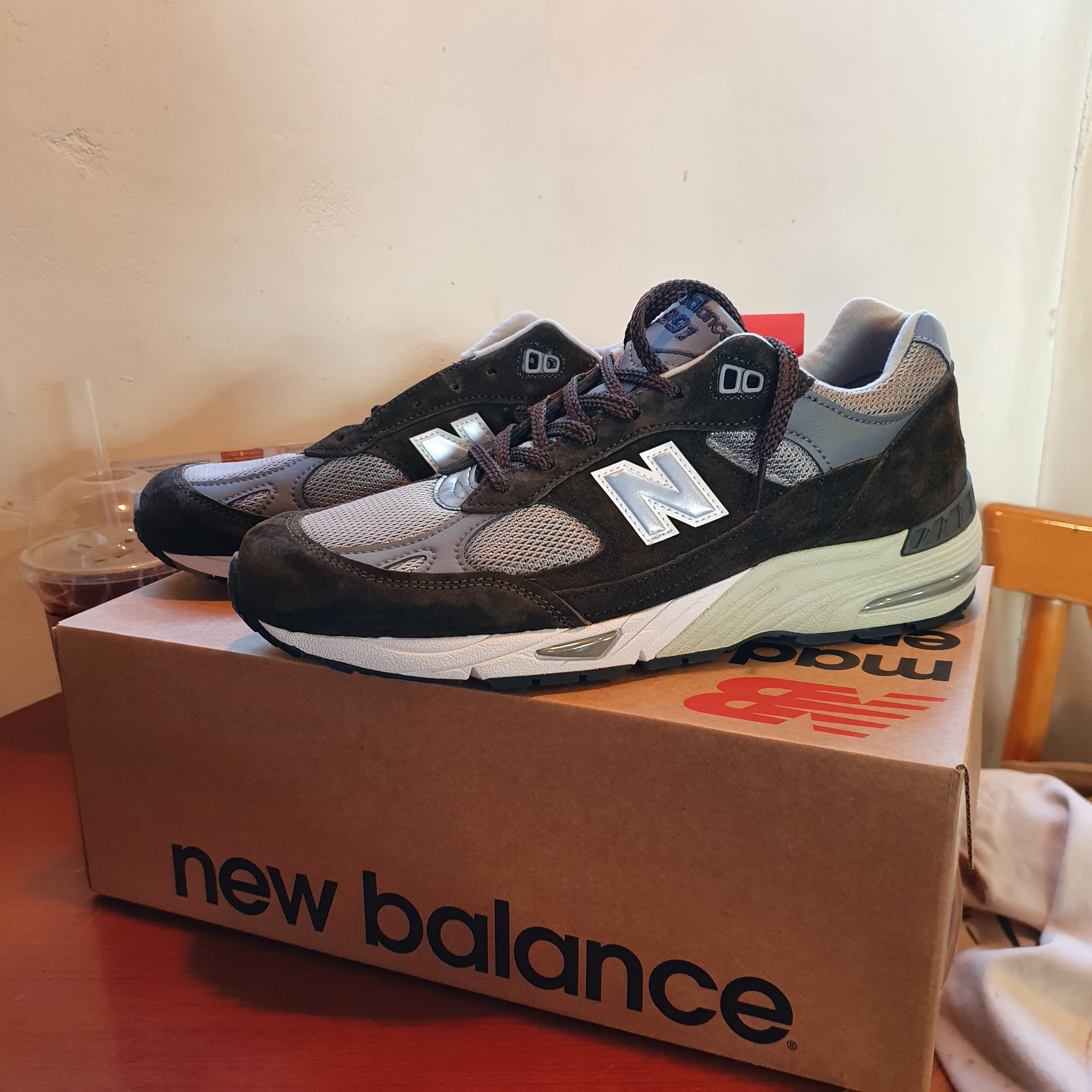 New Balance 991 Made in UK Dark Green 착용 스타일