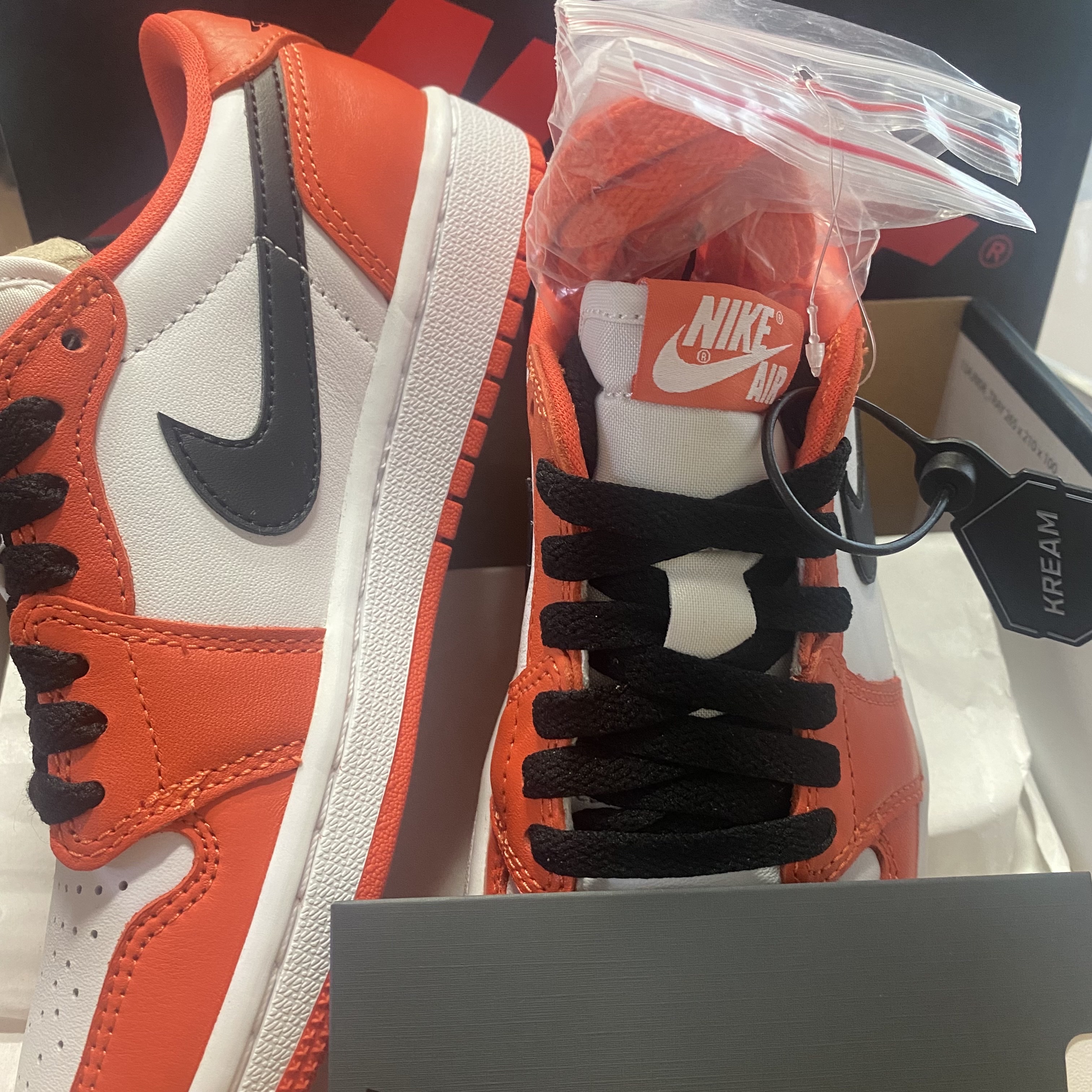 (W) Jordan 1 Low OG Starfish 착용 스타일 - 4