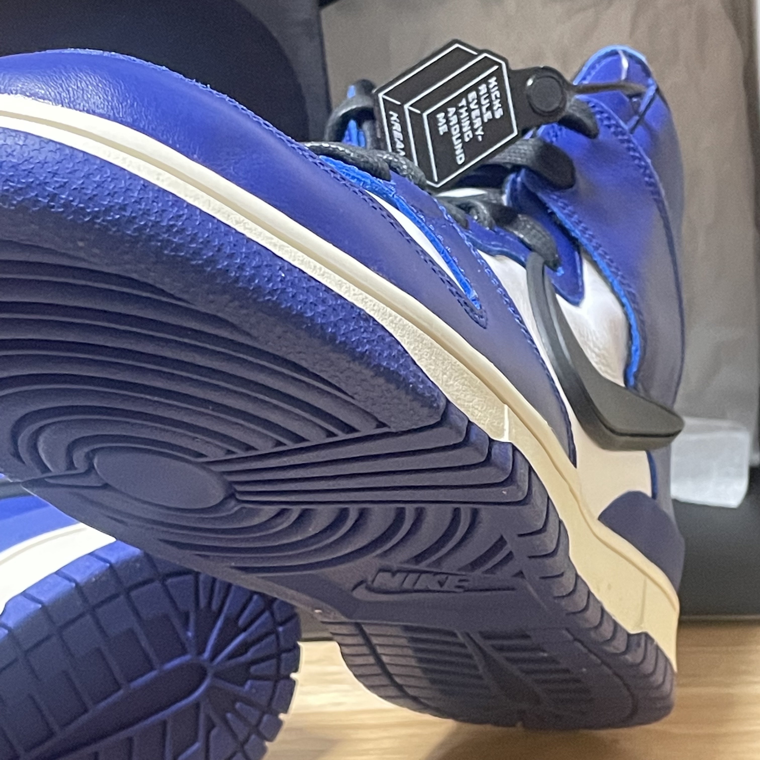Nike x Ambush Dunk High Deep Royal Blue 착용 스타일 - 2