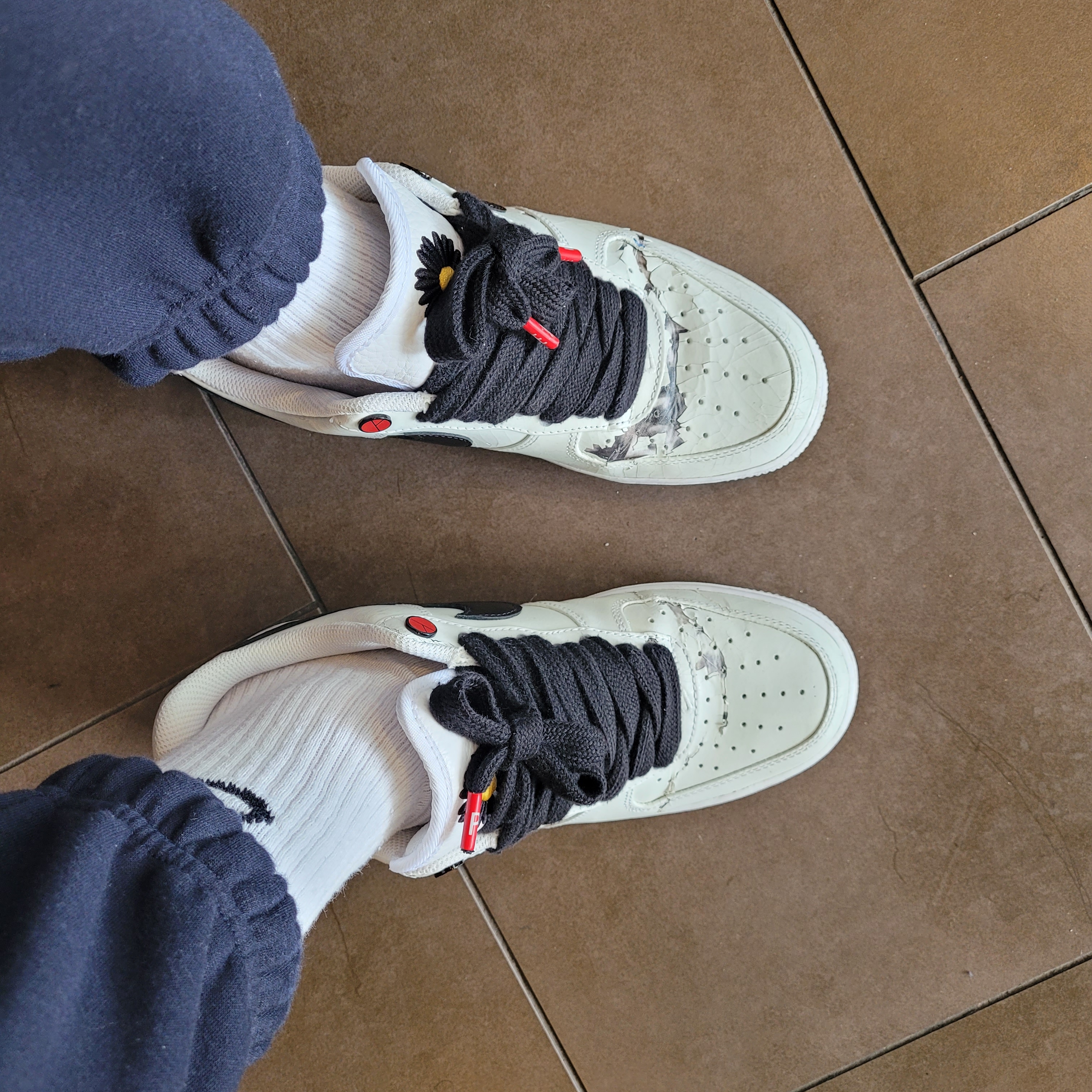 Nike x Peaceminusone Air Force 1 Low Para-Noise 2.0 착용 스타일