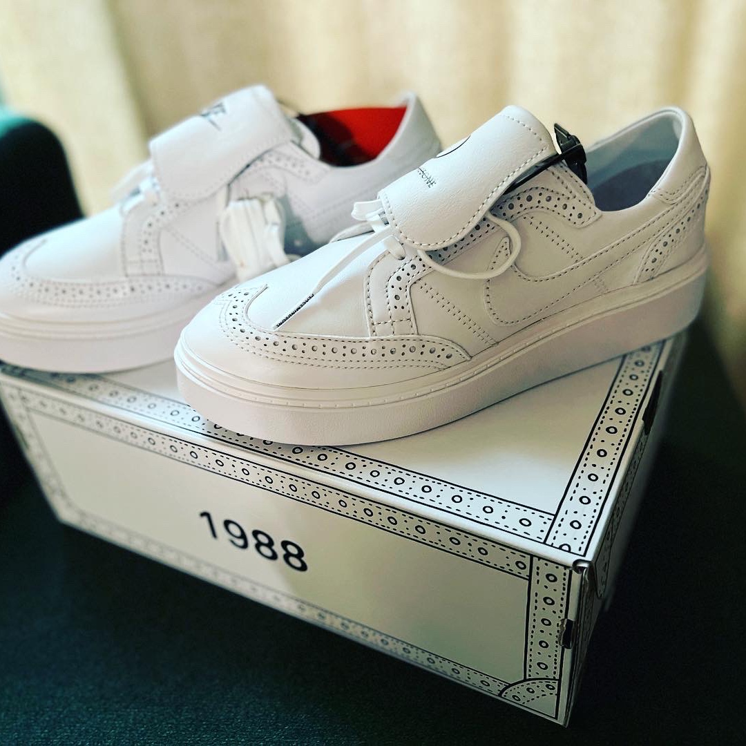 Nike x Peaceminusone Kwondo1 White, Nike x Peaceminusone Air Force 1 Low Para-Noise 착용 스타일 - 3