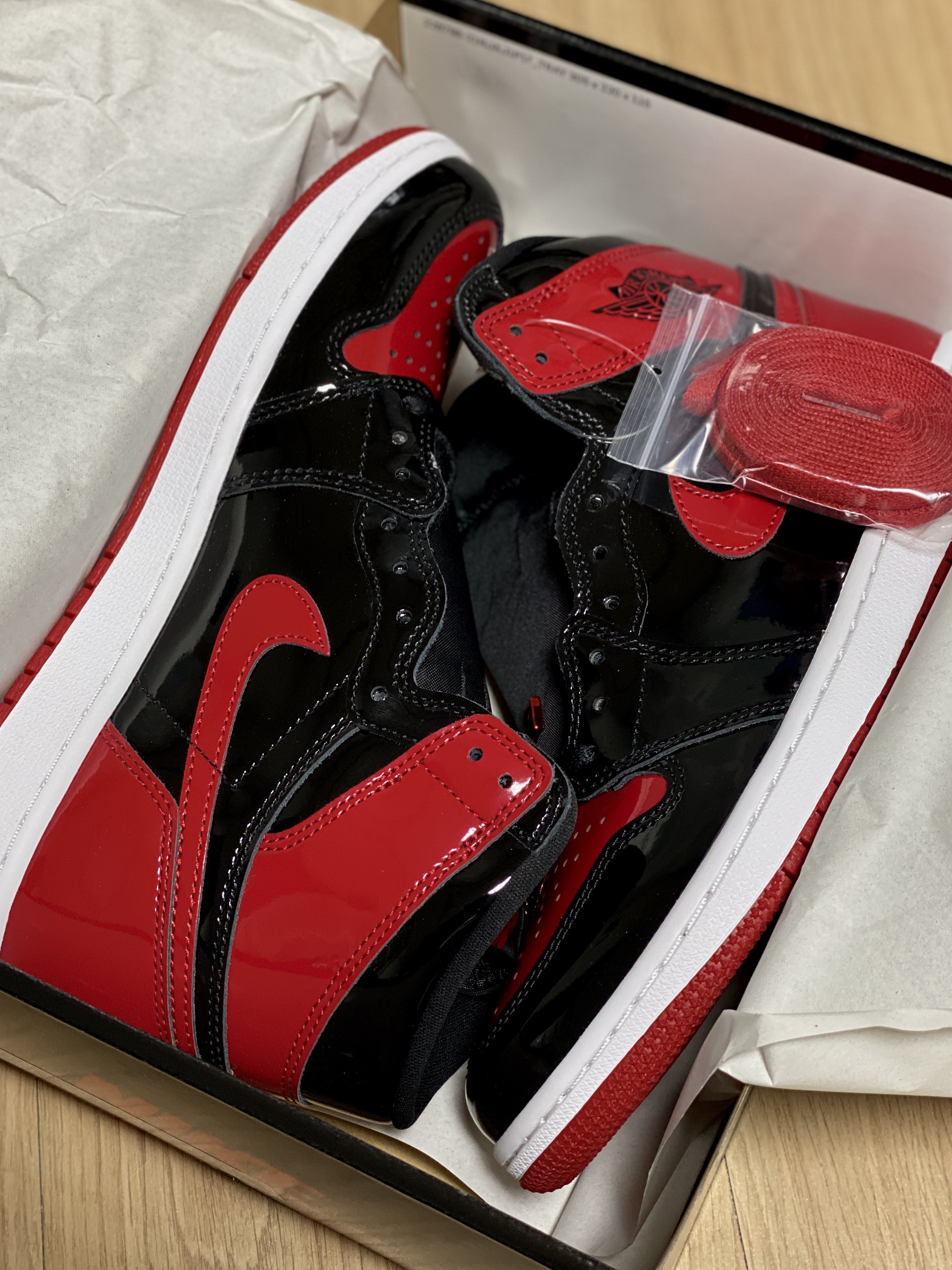 Jordan 1 Retro High OG Patent Bred, Jordan 1 Retro High OG Bred 2013 착용 스타일 - 3
