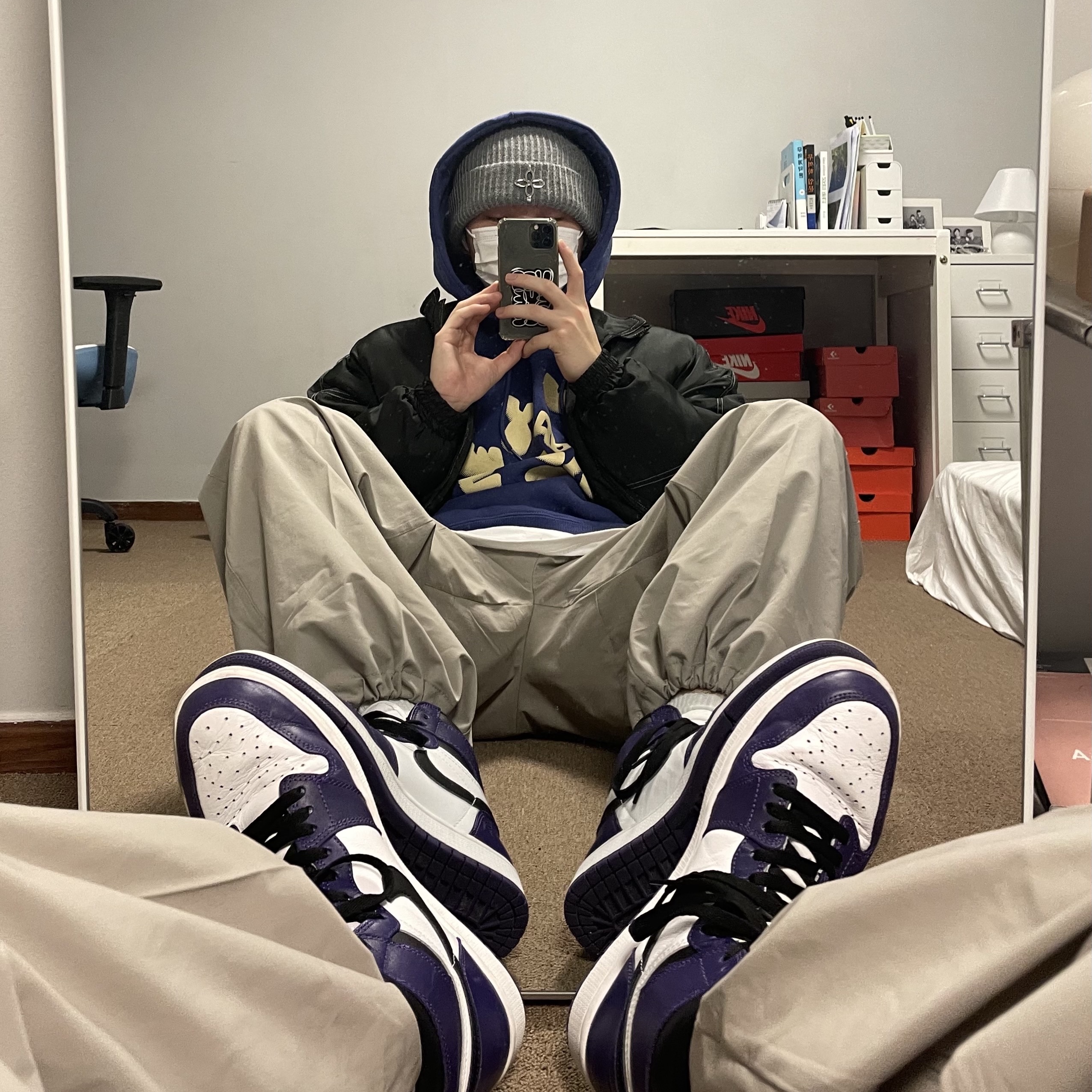 Jordan 1 Retro High OG Court Purple 2020 착용 스타일
