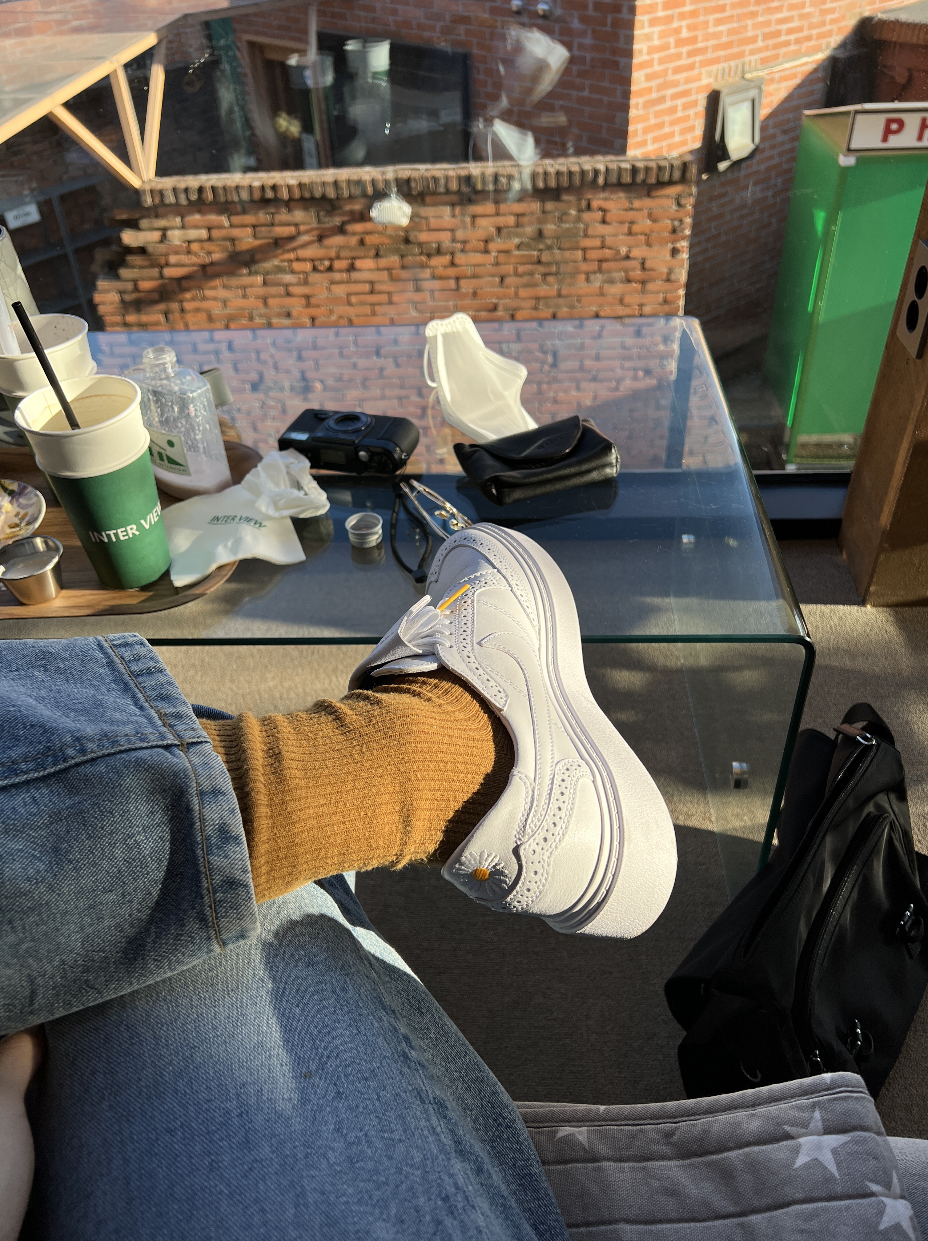 Nike x Peaceminusone Kwondo1 White 착용 스타일 - 1
