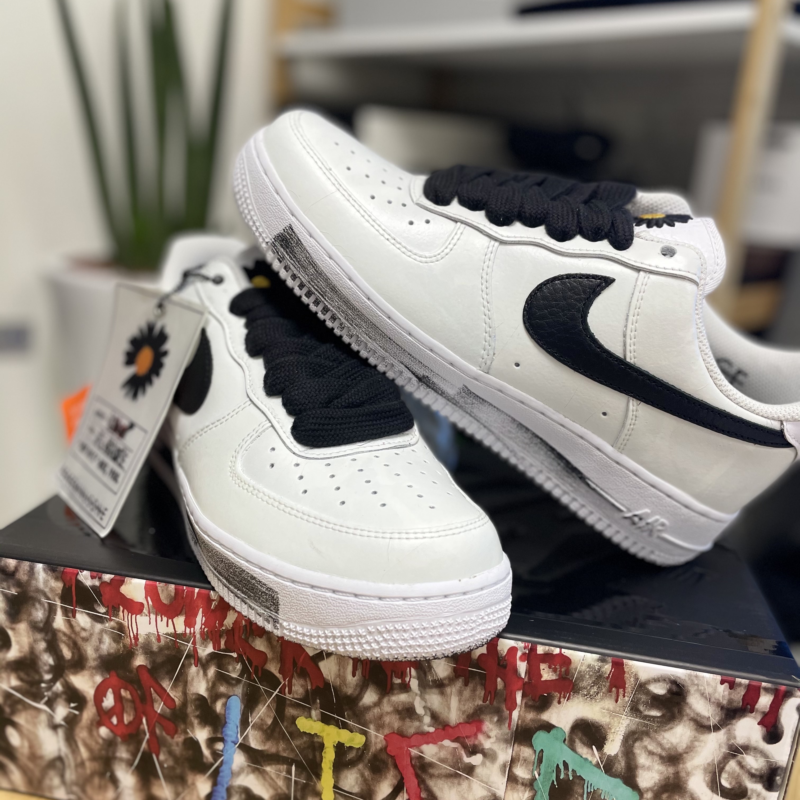 Nike x Peaceminusone Air Force 1 Low Para-Noise 2.0 착용 스타일
