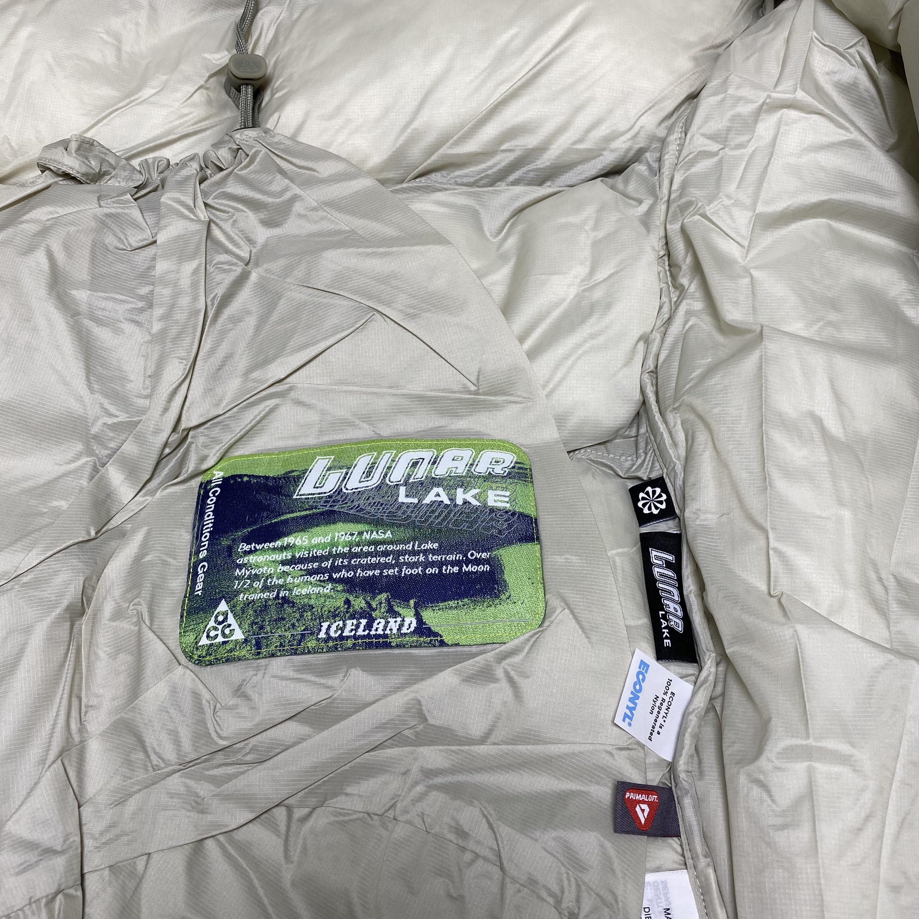 Nike ACG Therma-Fit ADV Lunar Lake Puffer Jacket Light Army - Asia 착용 스타일 - 4