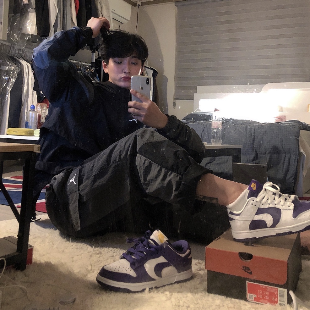 (W) Nike Dunk Low SE Flip 착용 스타일