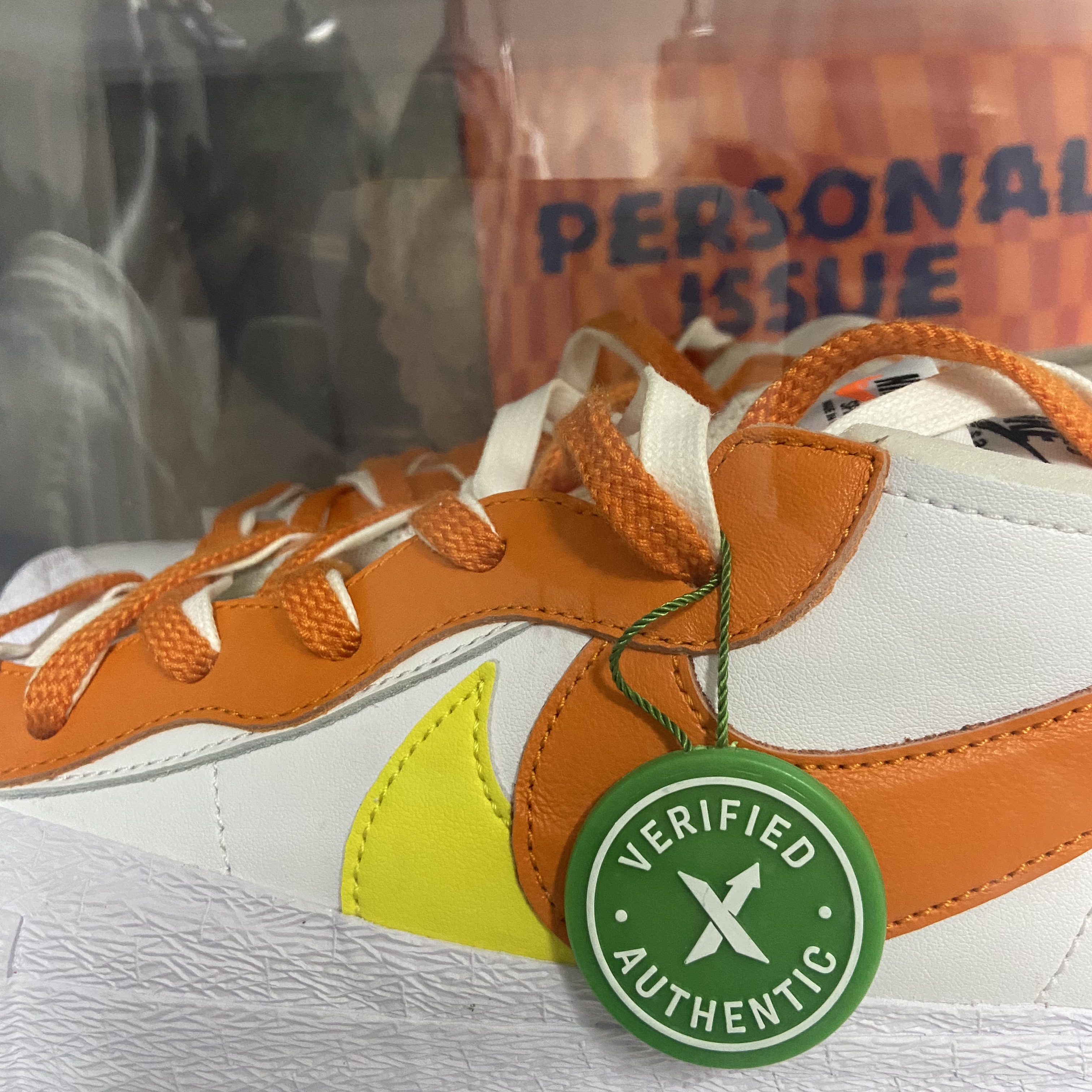 Nike x Sacai Blazer Low Magma Orange 착용 스타일