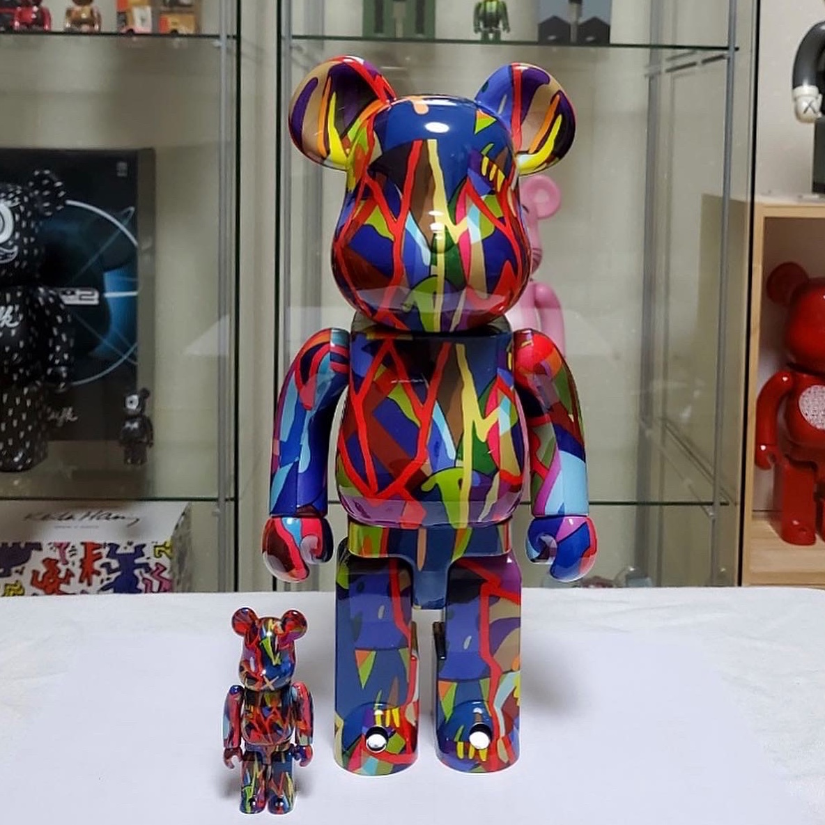 Bearbrick x Kaws Tension 100% & 400% Set 착용 스타일 - 1