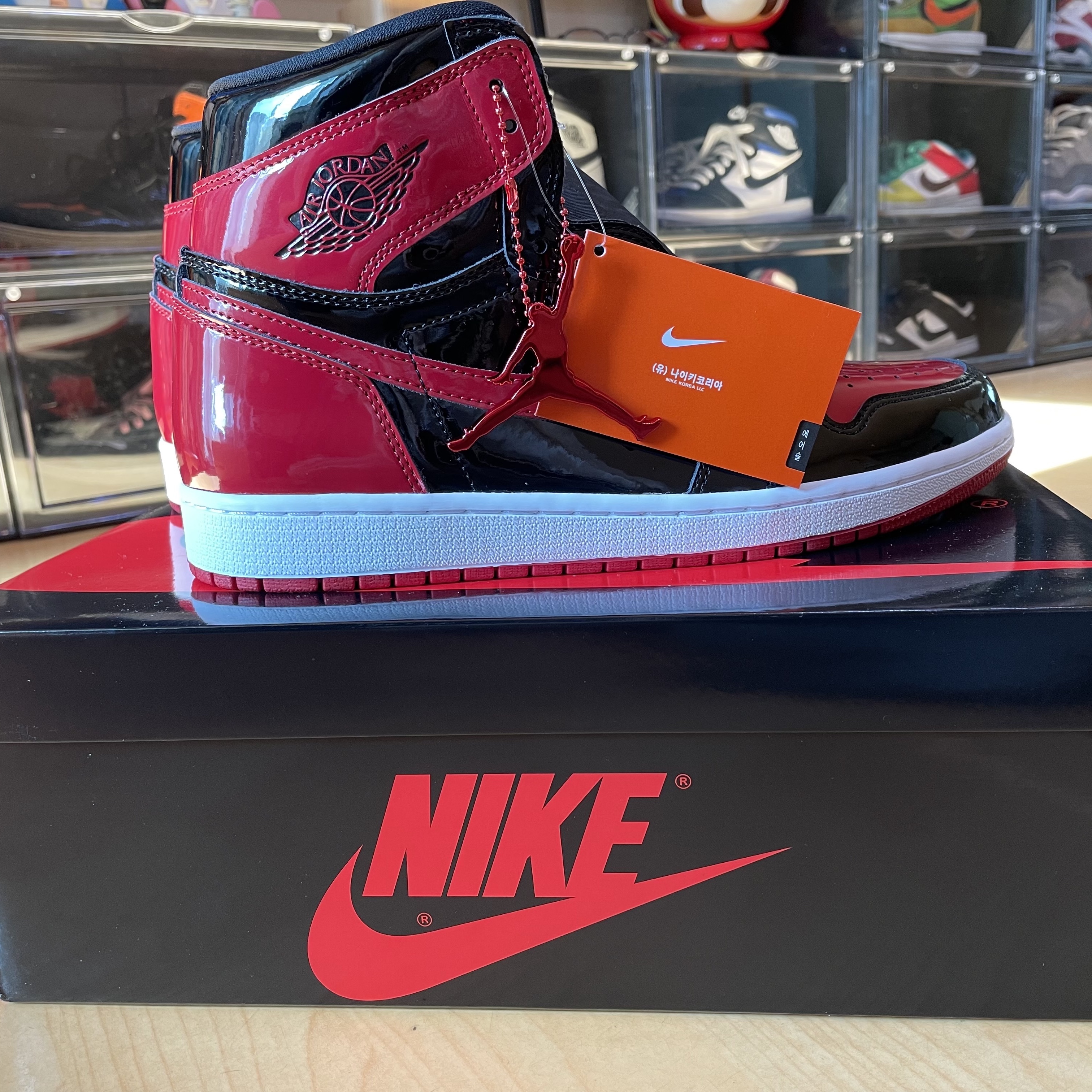 Jordan 1 Retro High OG Patent Bred 착용 스타일