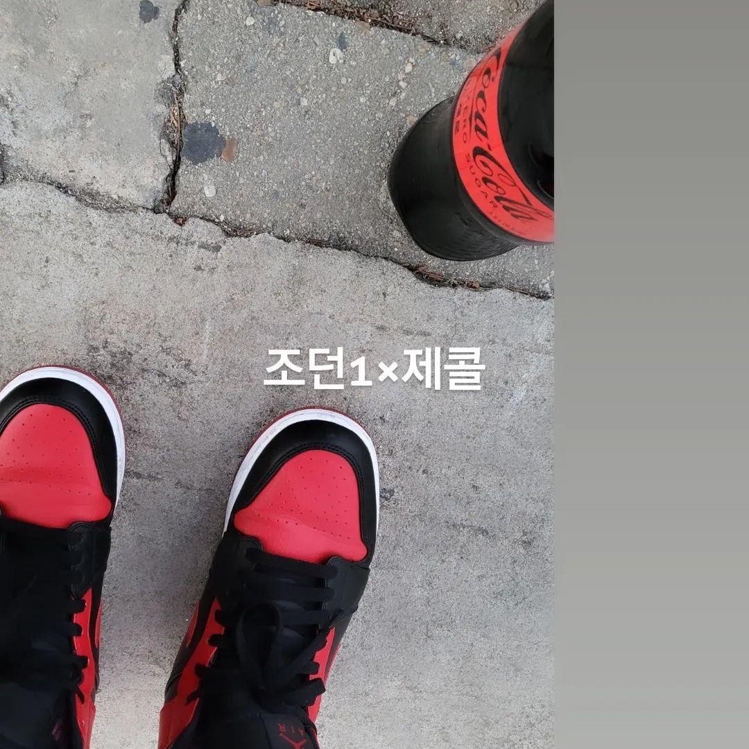 Jordan 1 Retro High OG Patent Bred, Jordan 1 Mid Bred Banned 2020 착용 스타일 - 1