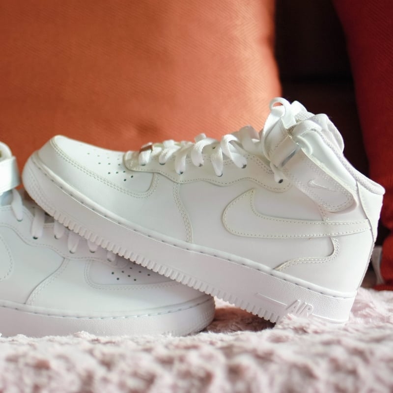 Nike Air Force 1 Mid '07 White 착용 스타일 - 5