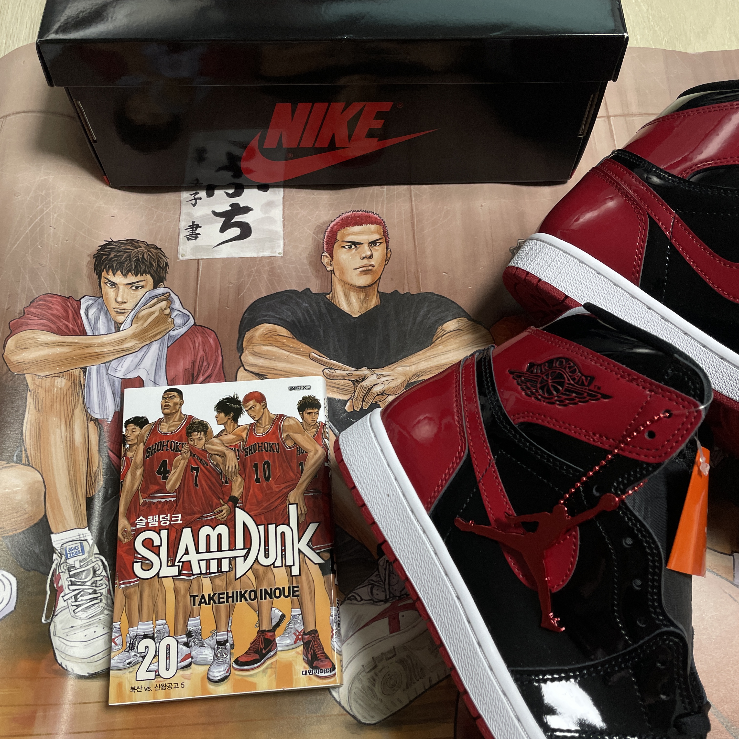 Jordan 1 Retro High OG Patent Bred 착용 스타일