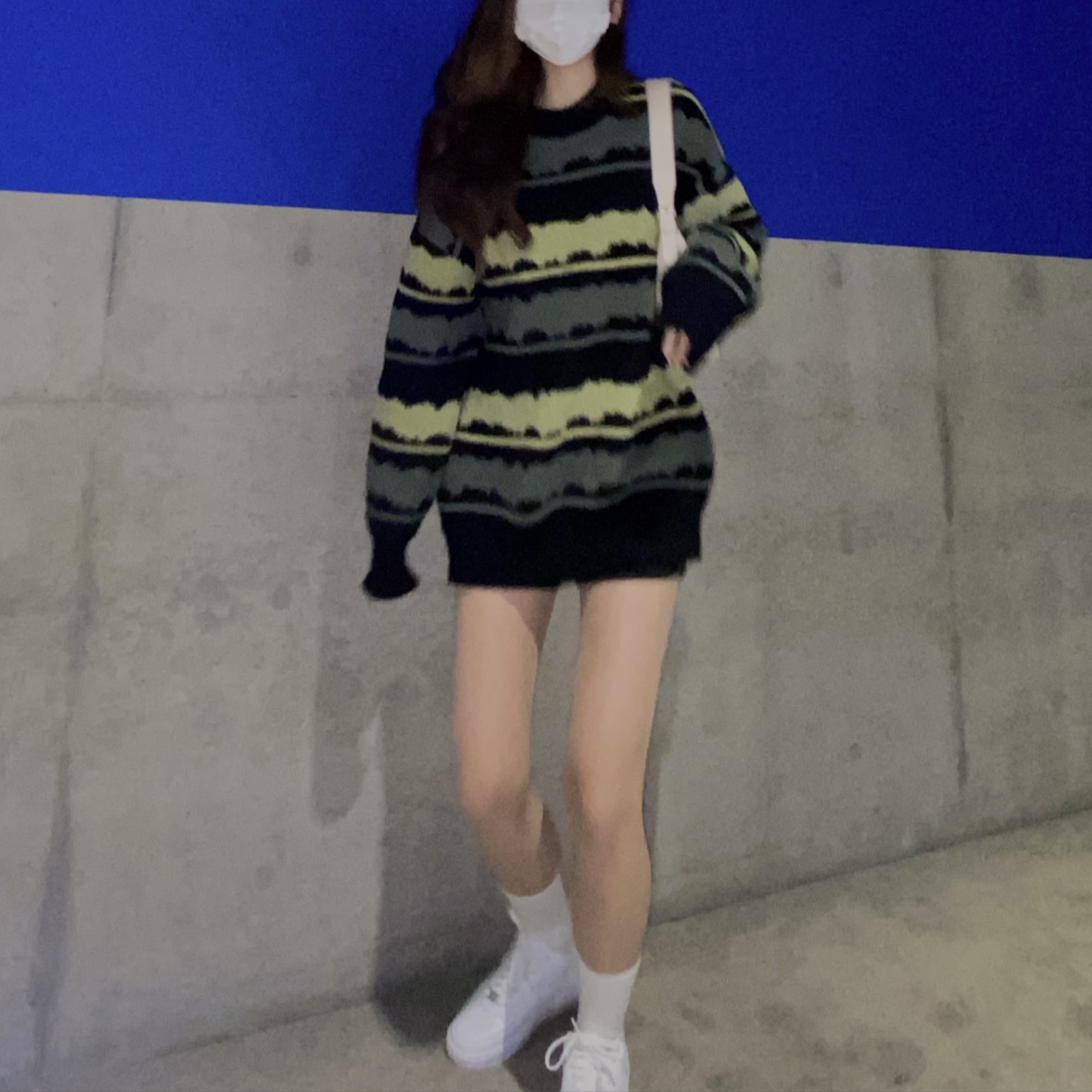 (W) Nike Air Force 1 '07 Low White, Nike Air Force 1 '07 Low White 착용 스타일 - 2