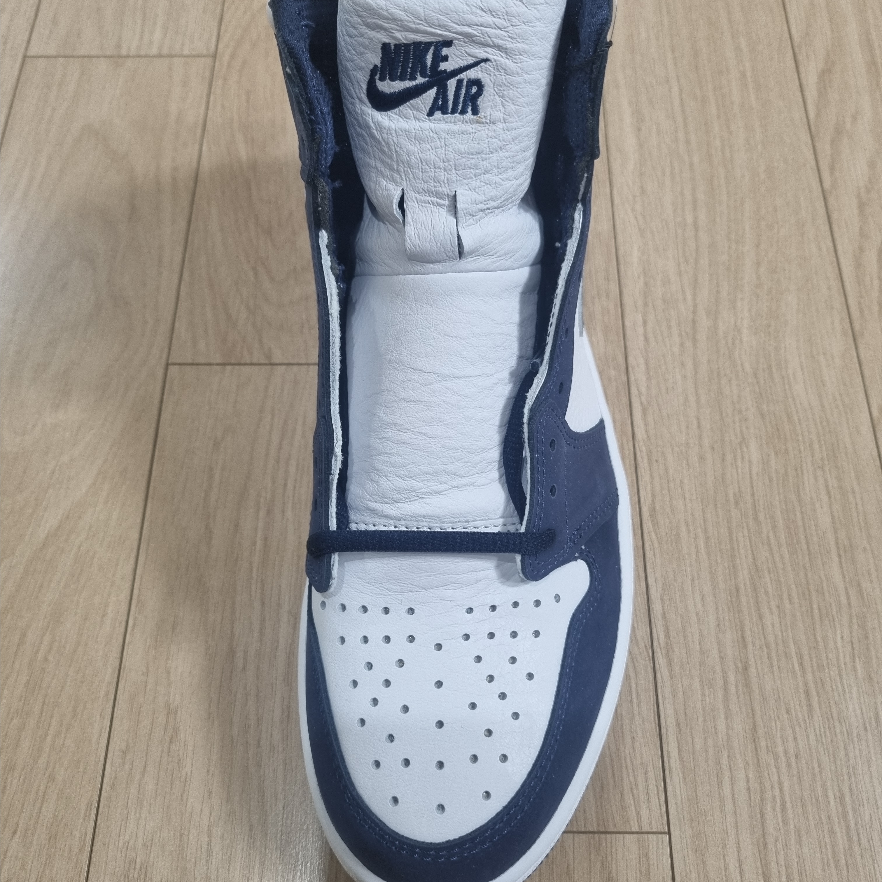 Jordan 1 Retro High OG CO.JP Midnight Navy 착용 스타일 - 1