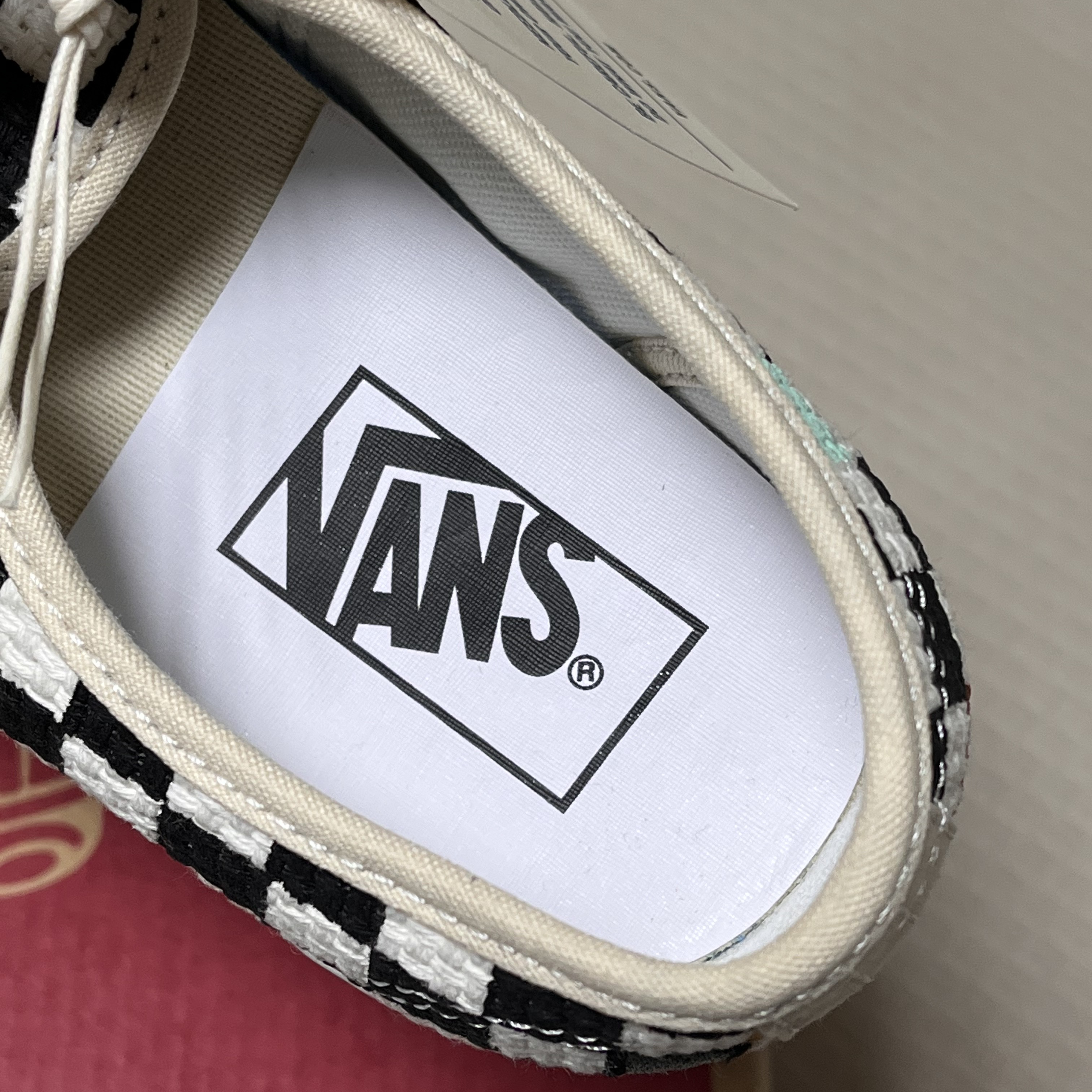 Vans Authentic 44 DX Anaheim Factory Needlepoint Checkerboard 착용 스타일 - 3