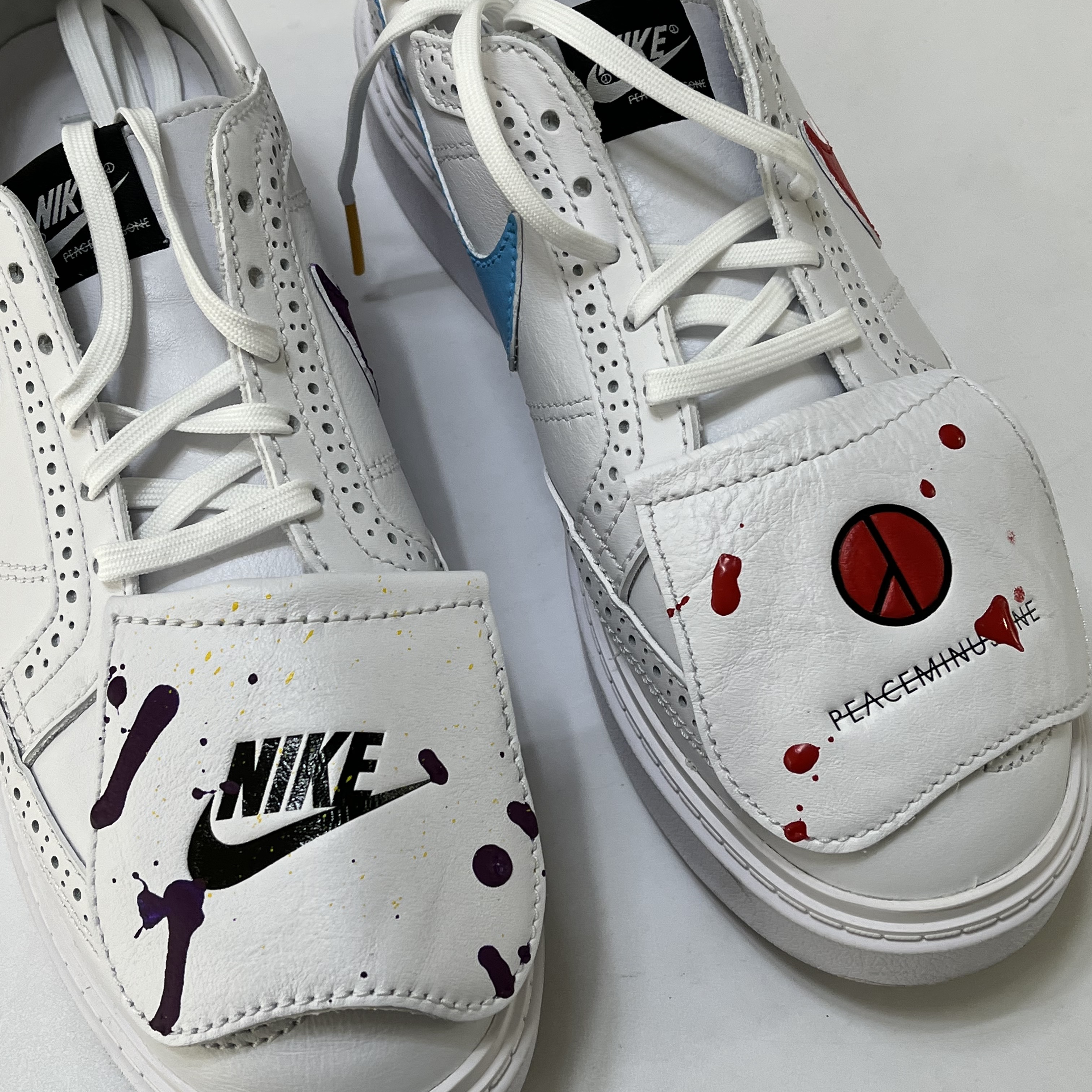 Nike x Peaceminusone Kwondo1 White 착용 스타일 - 3