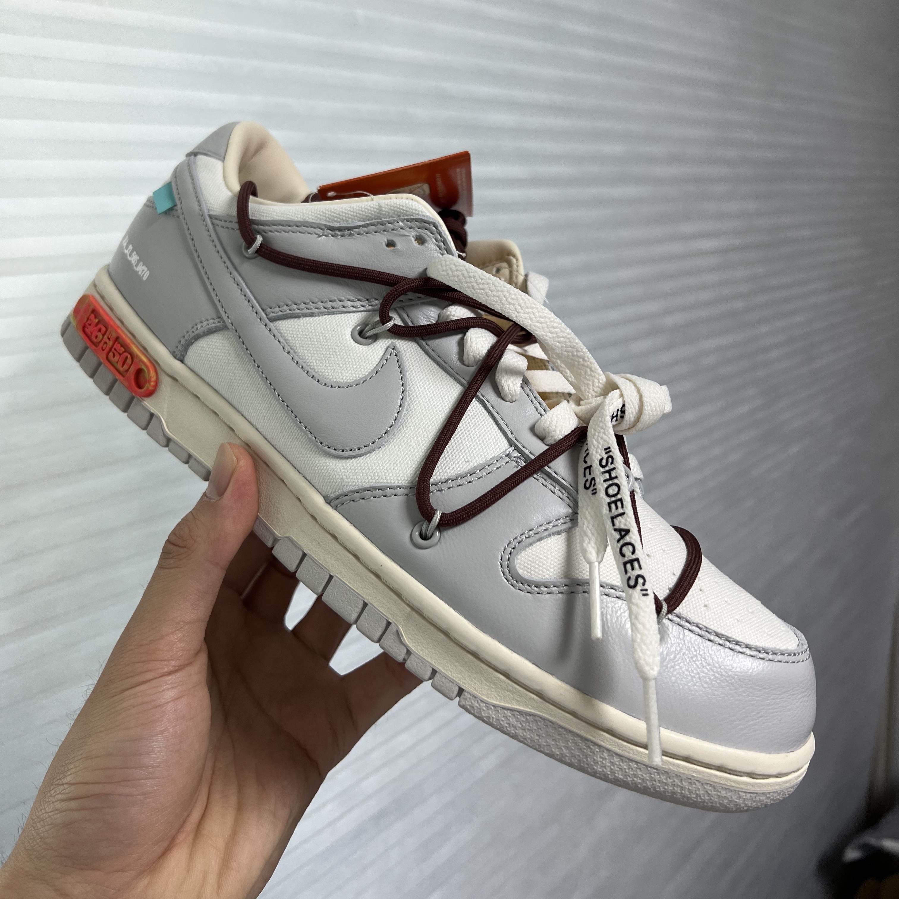 Nike x Off-White Dunk Low The 50 - Lot 46 착용 스타일