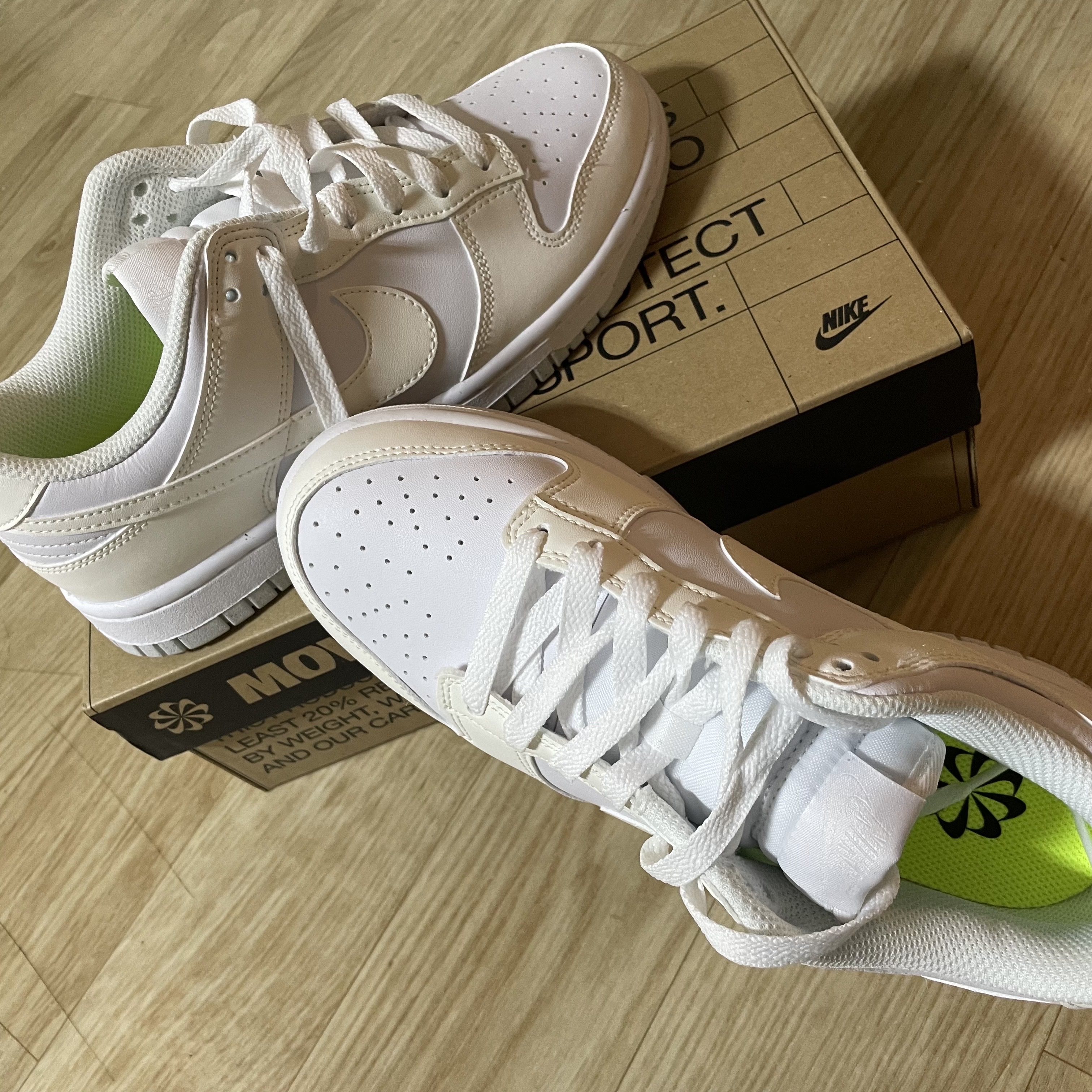 (W) Nike Dunk Low Next Nature Sail 착용 스타일 - 2