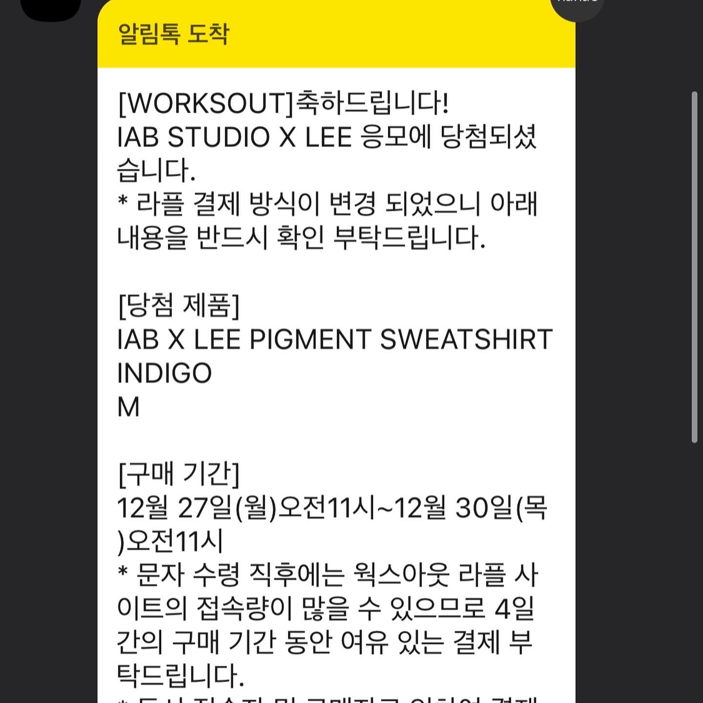 IAB Studio x Lee Pigment Sweatshirt Indigo Navy 착용 스타일