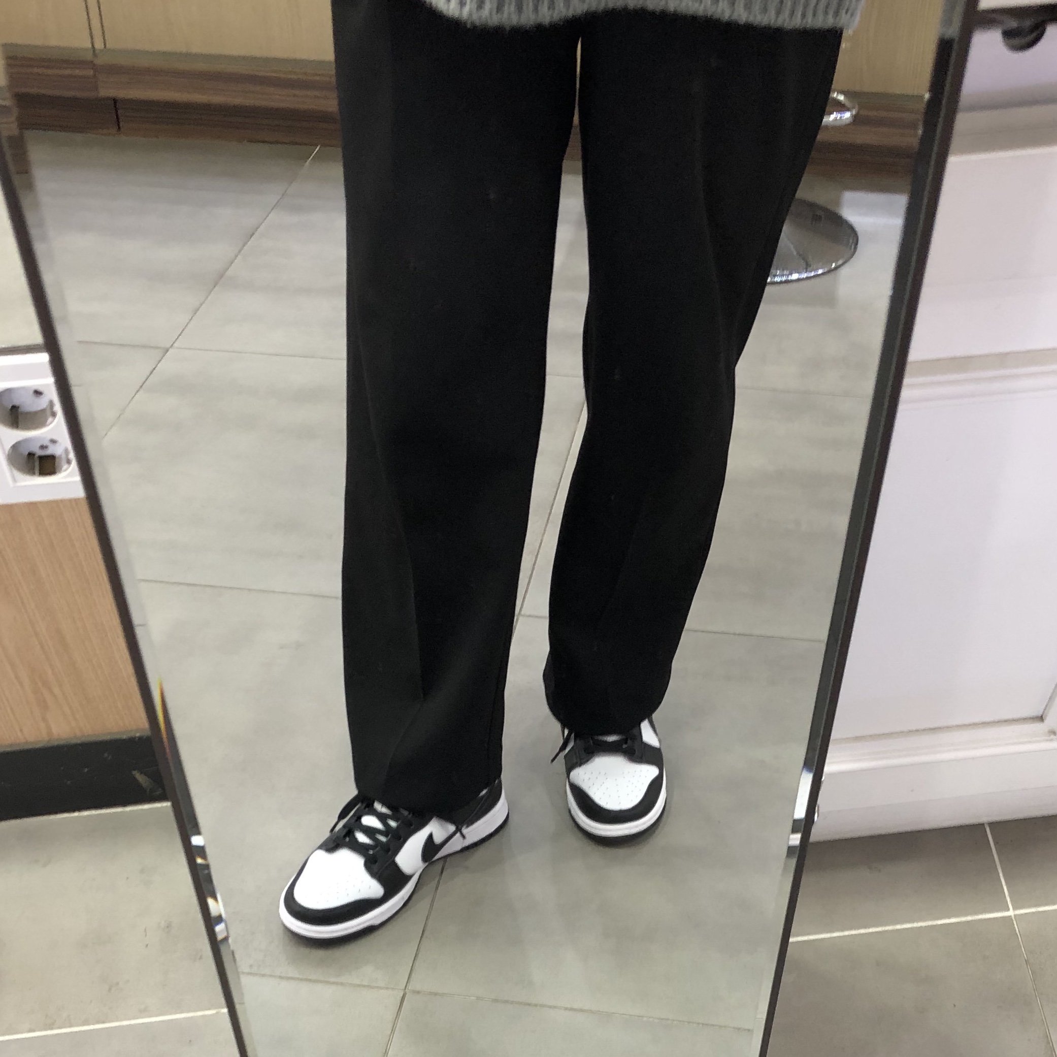 (W) Nike Dunk Low Black 착용 스타일