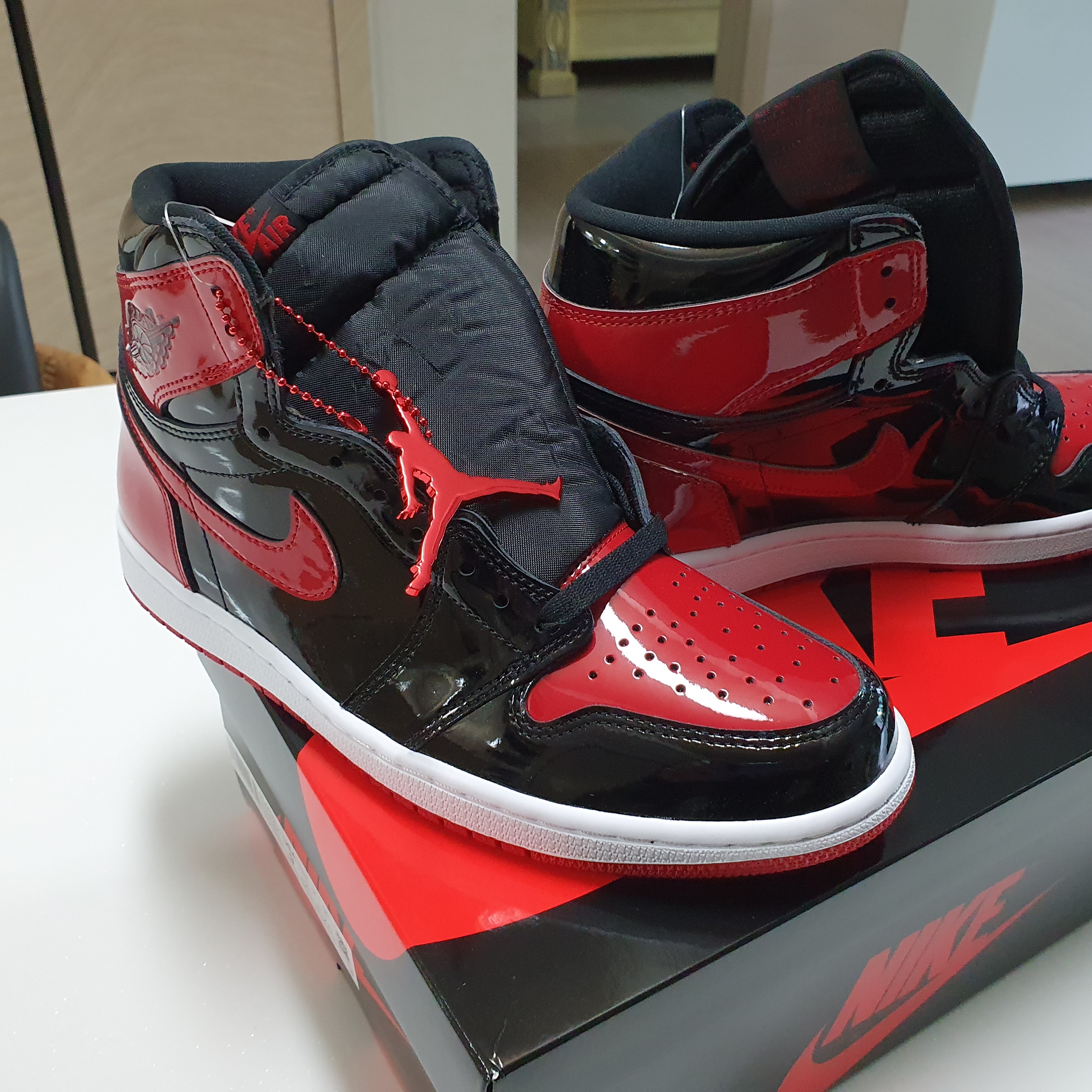 Jordan 1 Retro High OG Patent Bred, Jordan 1 Retro High OG Craft 착용 스타일 - 3