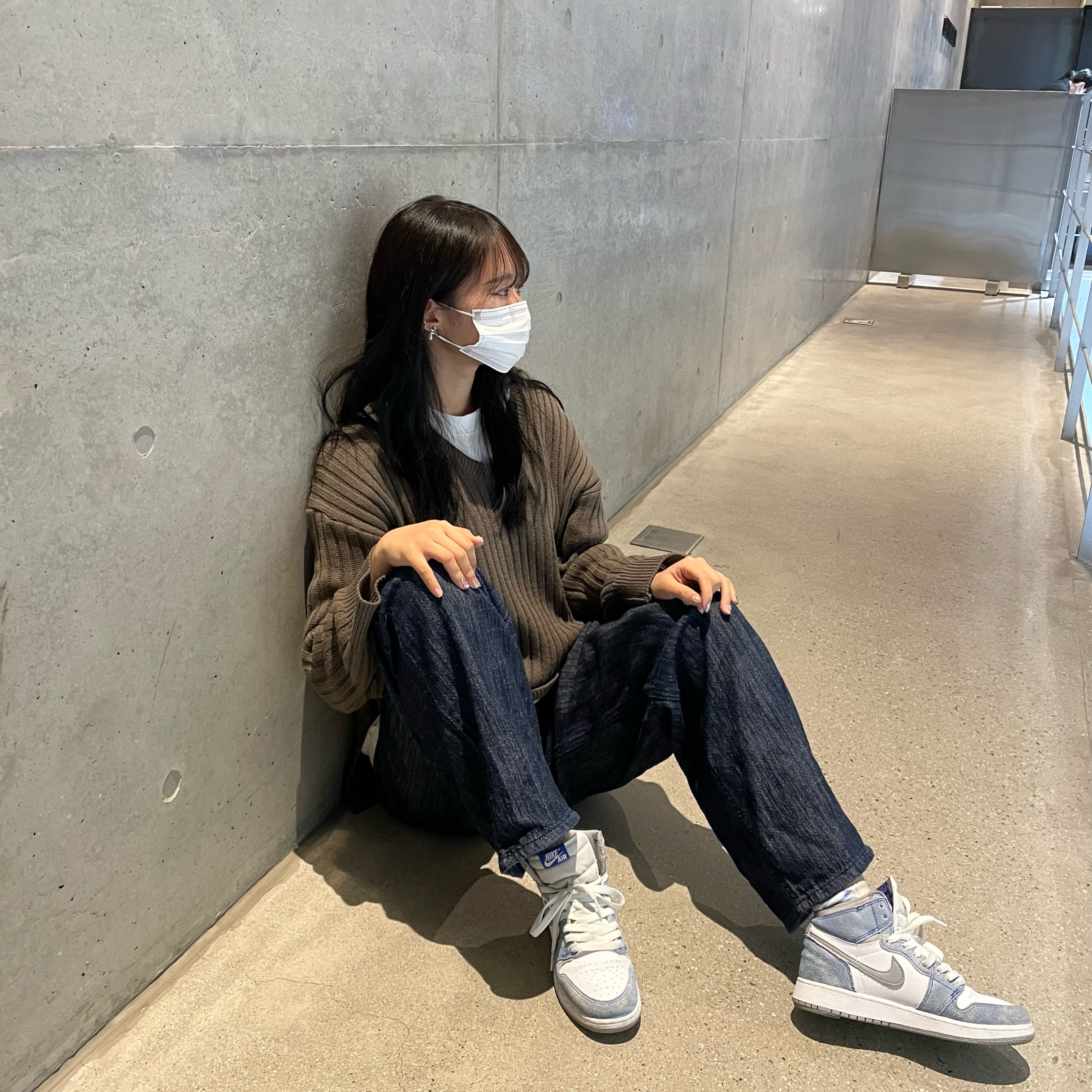 (GS) Jordan 1 Retro High OG Hyper Royal, Jordan 1 Retro High OG Hyper Royal 착용 스타일