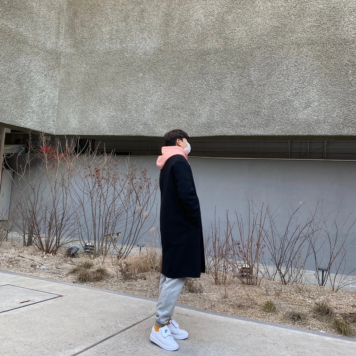 Nike x Peaceminusone Kwondo1 White 착용 스타일 - 3