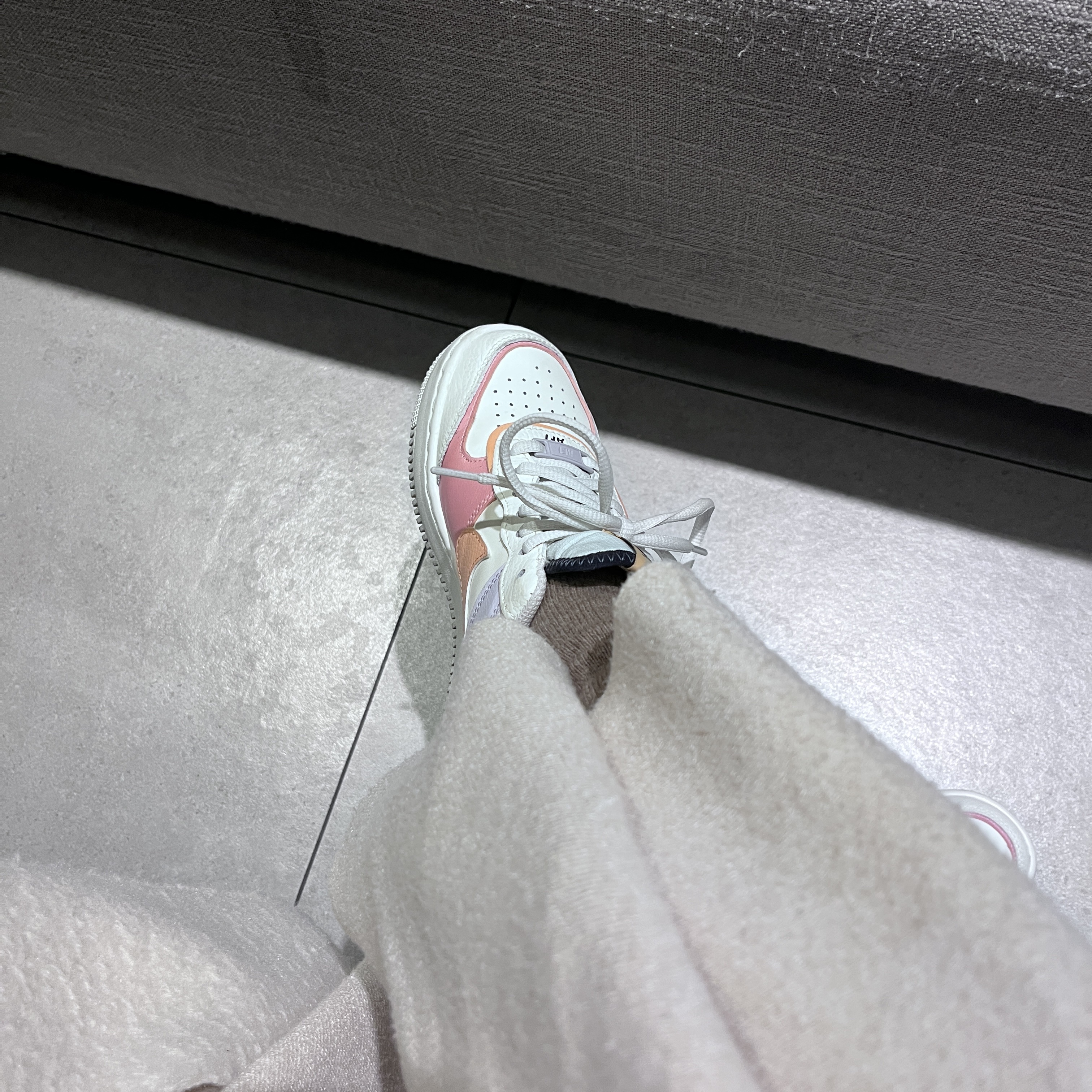 (W) Nike Air Force 1 Shadow Sail Pink Glaze 착용 스타일 - 2