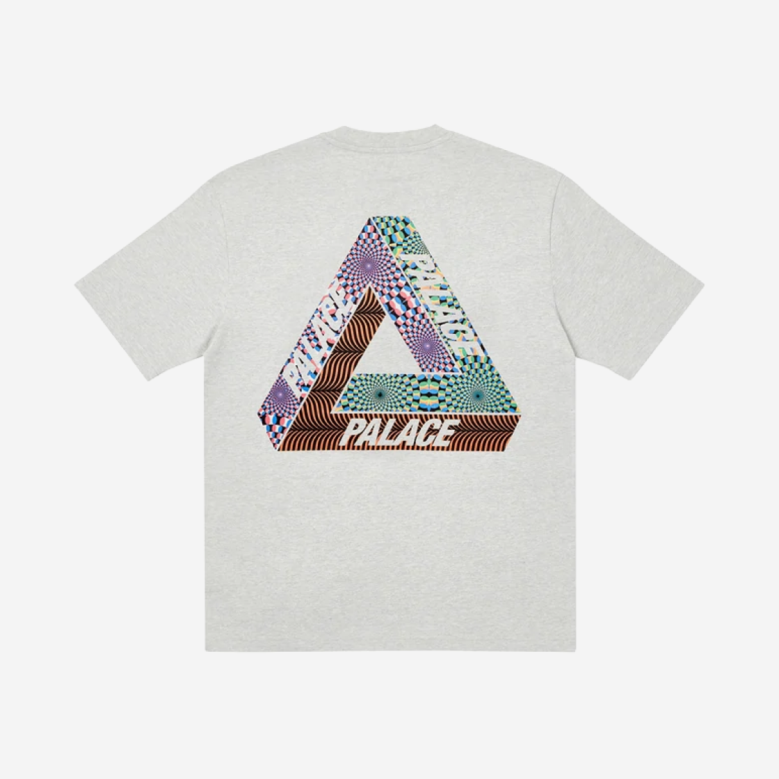 Palace Tri-Eye T-Shirt Grey Marl - 21FW 상세 이미지 1