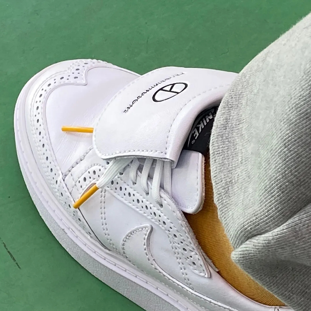 Nike x Peaceminusone Kwondo1 White 착용 스타일 - 2