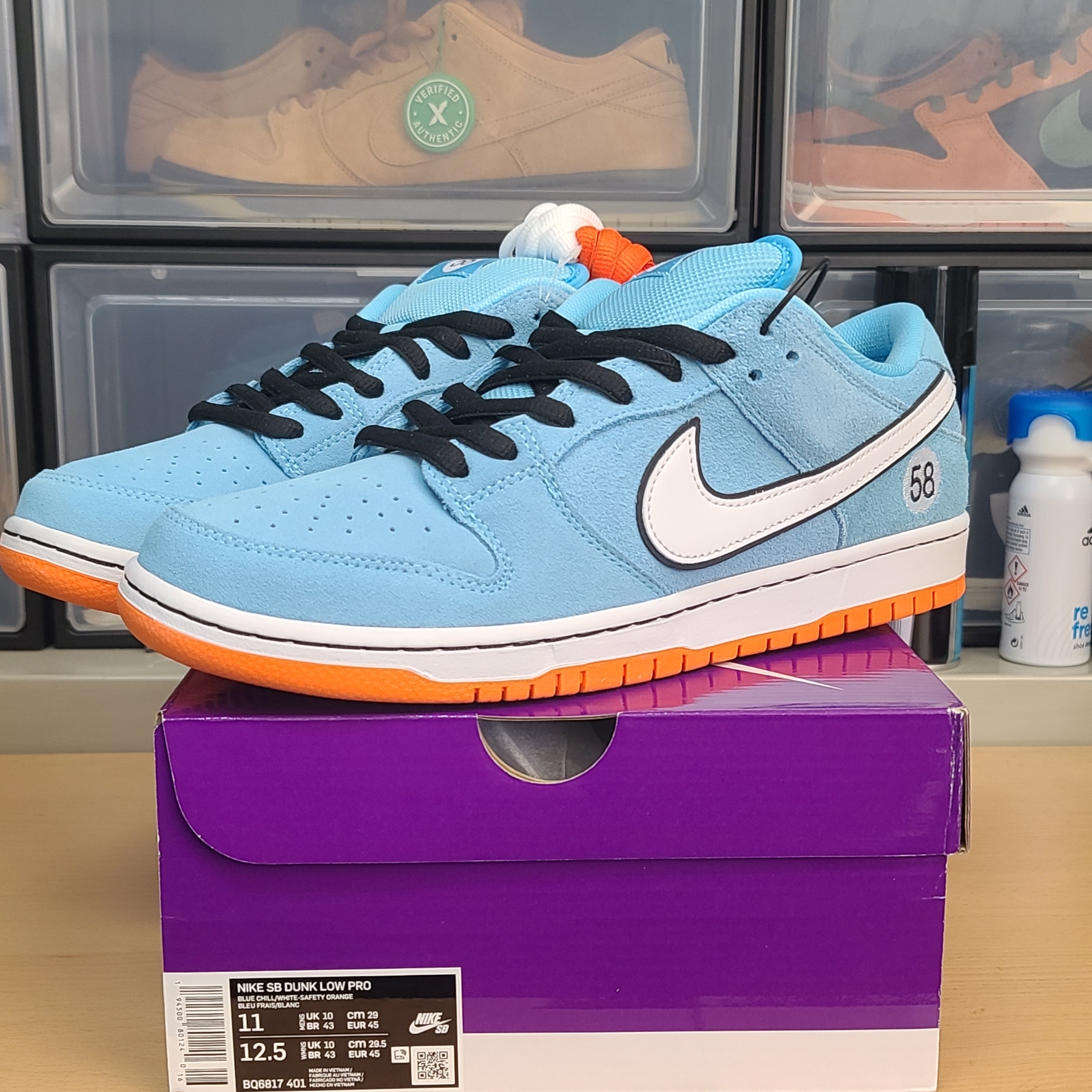 Nike SB Dunk Low Pro Blue Chill 착용 스타일