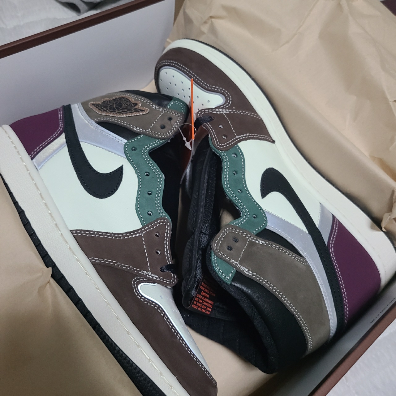 Jordan 1 Retro High OG Craft 착용 스타일 - 1