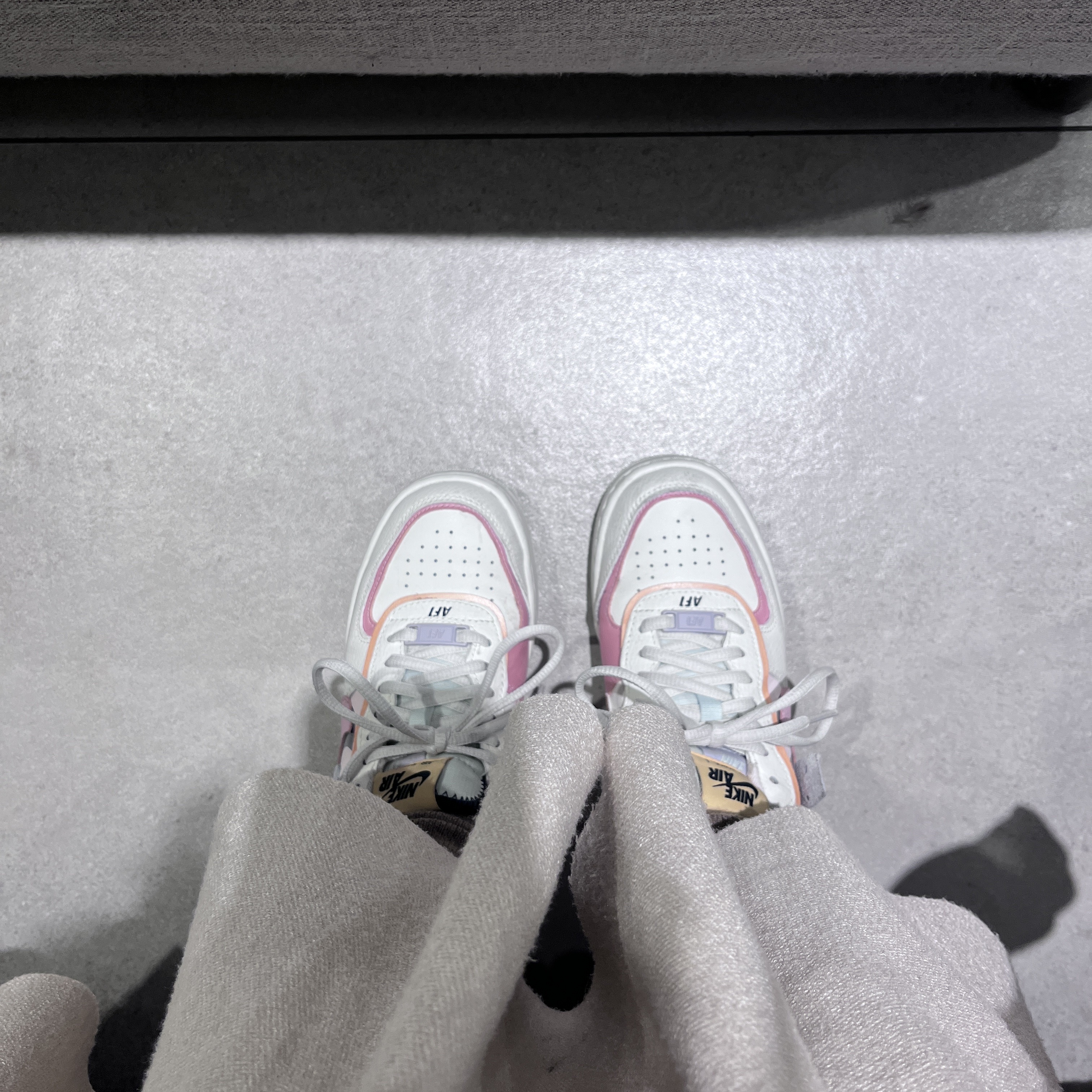 (W) Nike Air Force 1 Shadow Sail Pink Glaze 착용 스타일 - 1