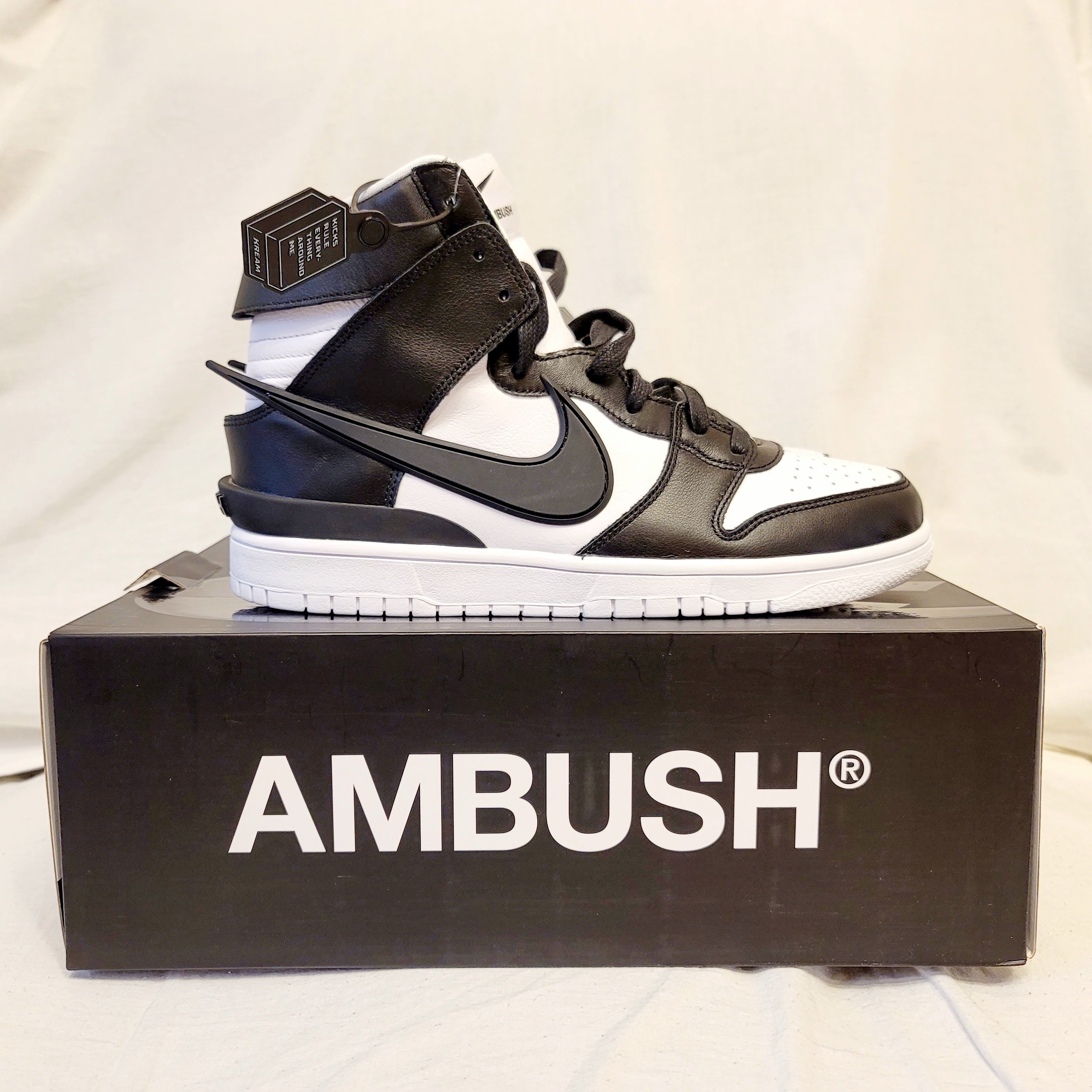 Nike x Ambush Dunk High Black 착용 스타일 - 1