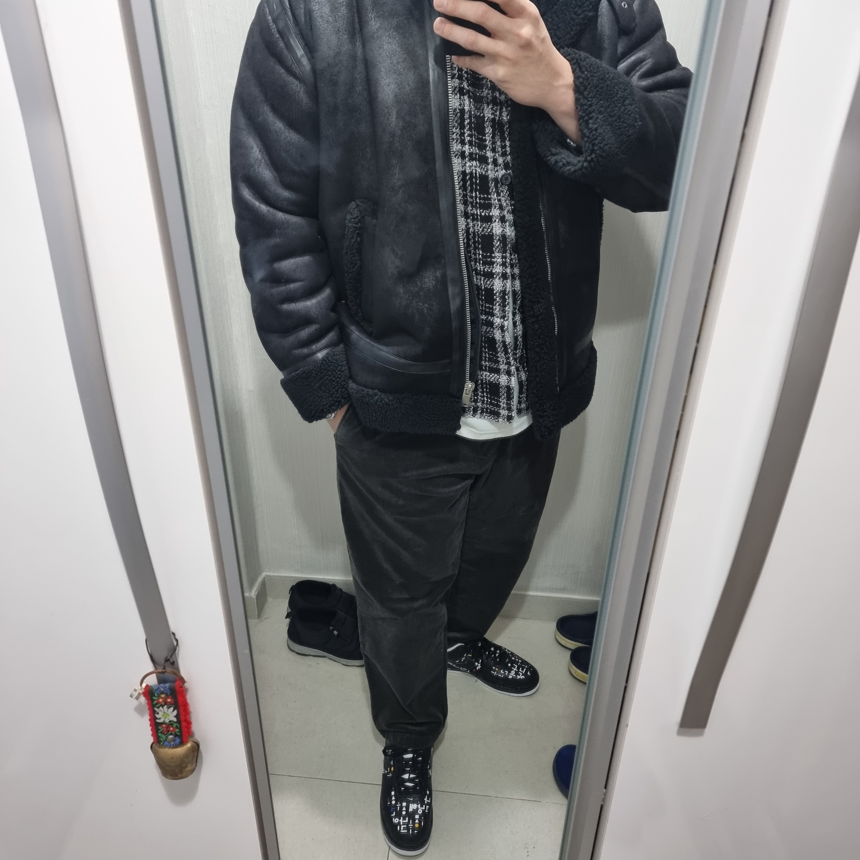 Nike Air Force 1 '07 LV8 Hangul Day 착용 스타일