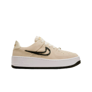 (W) Nike Air Force 1 Sage Low LX Light Cream Black