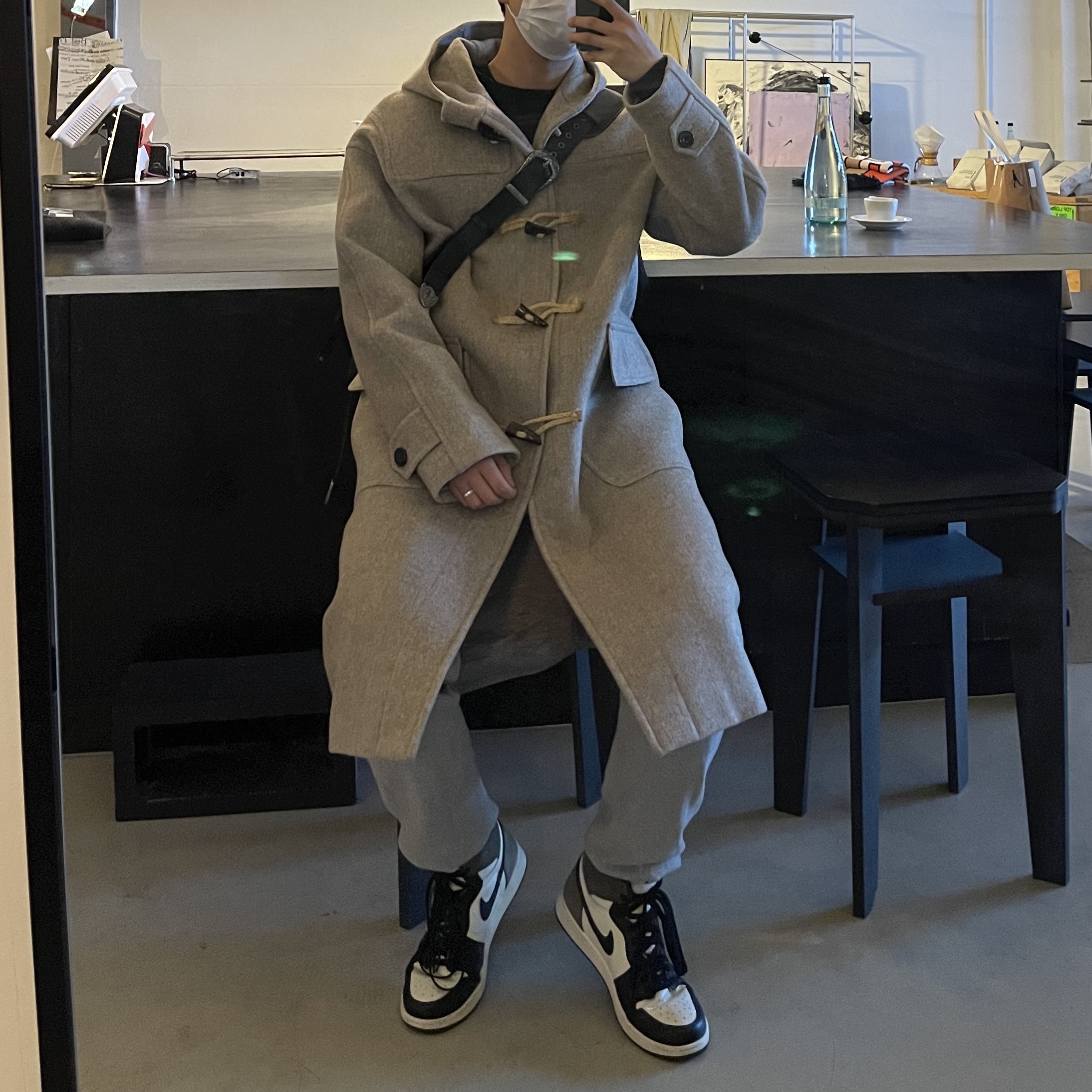 Jordan 1 Retro High OG Black Mocha 착용 스타일