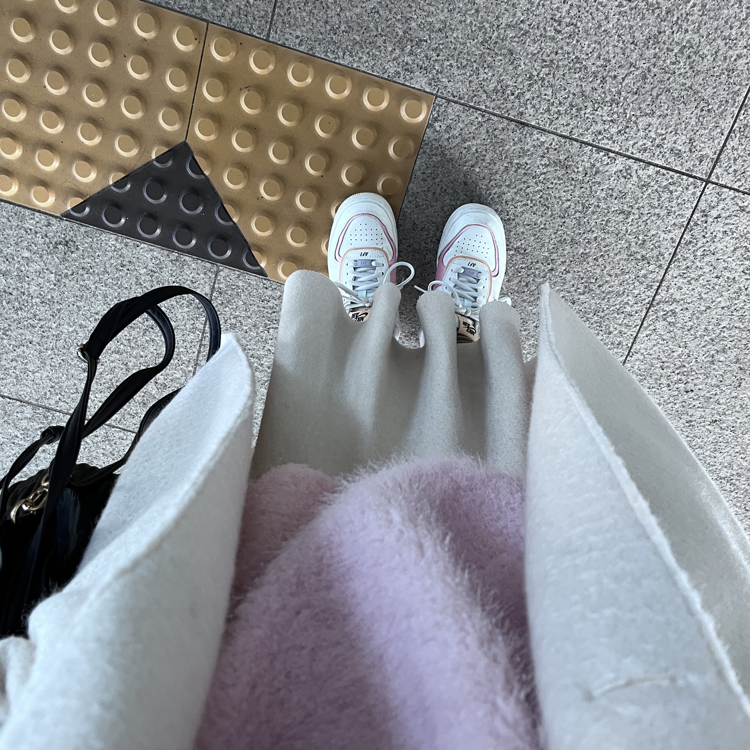 (W) Nike Air Force 1 Shadow Sail Pink Glaze 착용 스타일 - 3