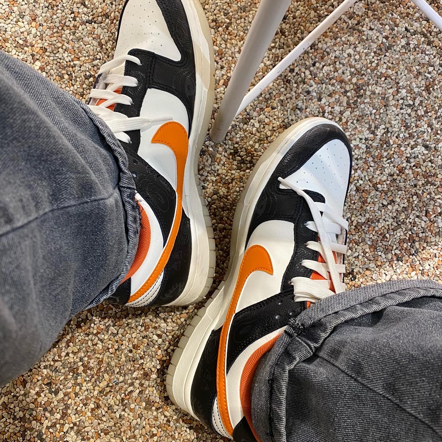 Nike Dunk Low Retro PRM Halloween 착용 스타일 - 2