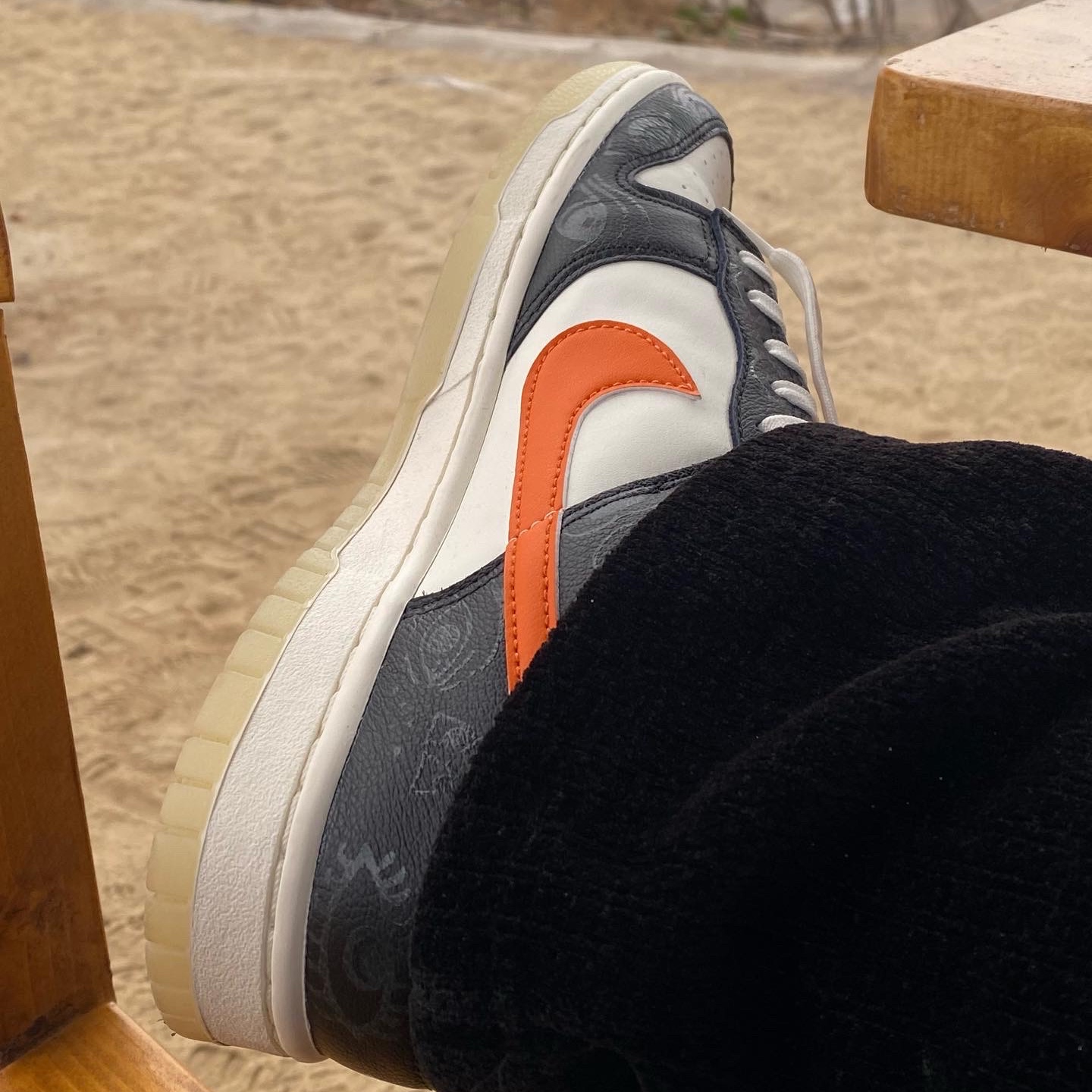 Nike Dunk Low Retro PRM Halloween 착용 스타일 - 4