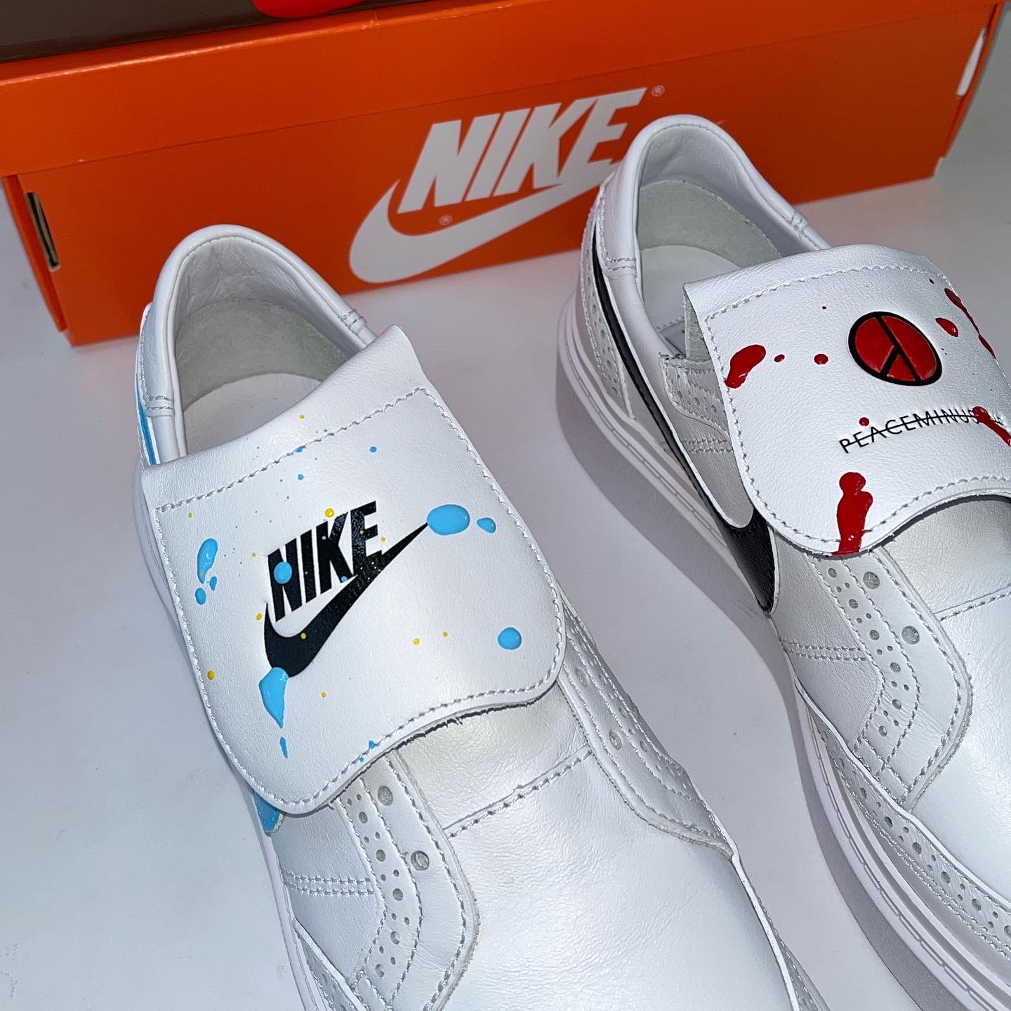 Nike x Peaceminusone Kwondo1 White 착용 스타일 - 2
